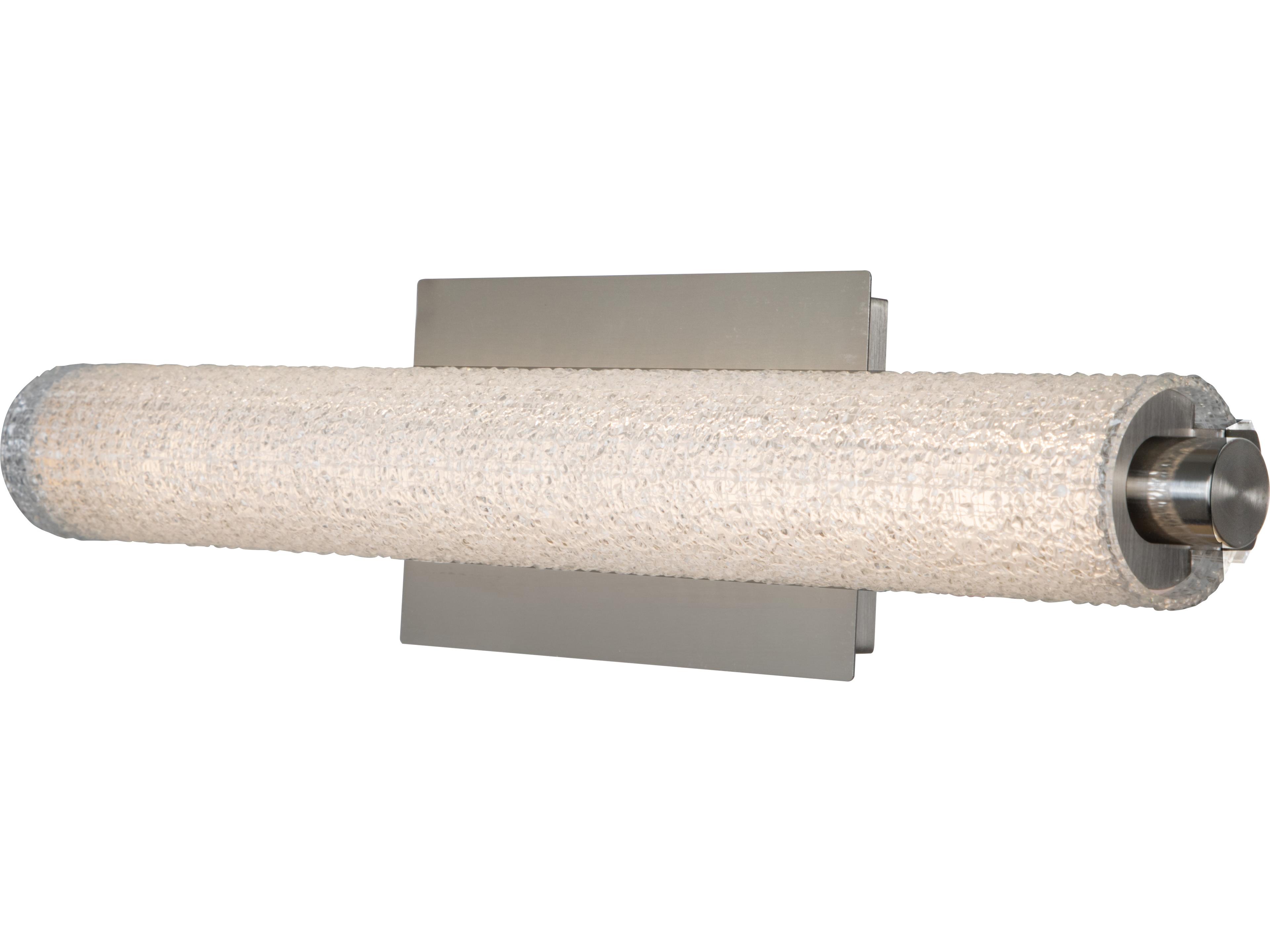 Abra Radius 1-Light Brushed Nickel Vanity Light