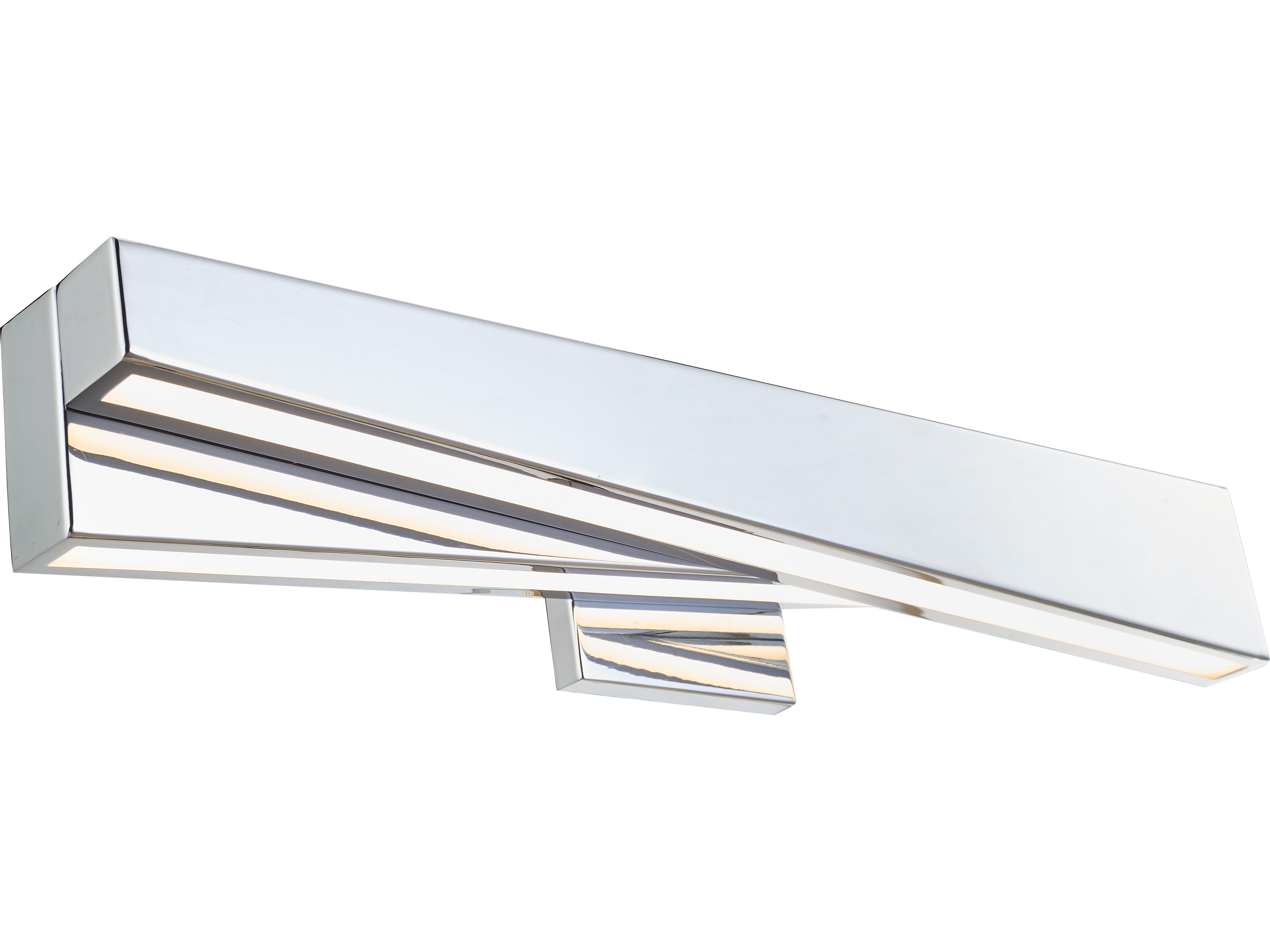 Abra Hilo 2-Light Chrome Vanity Light