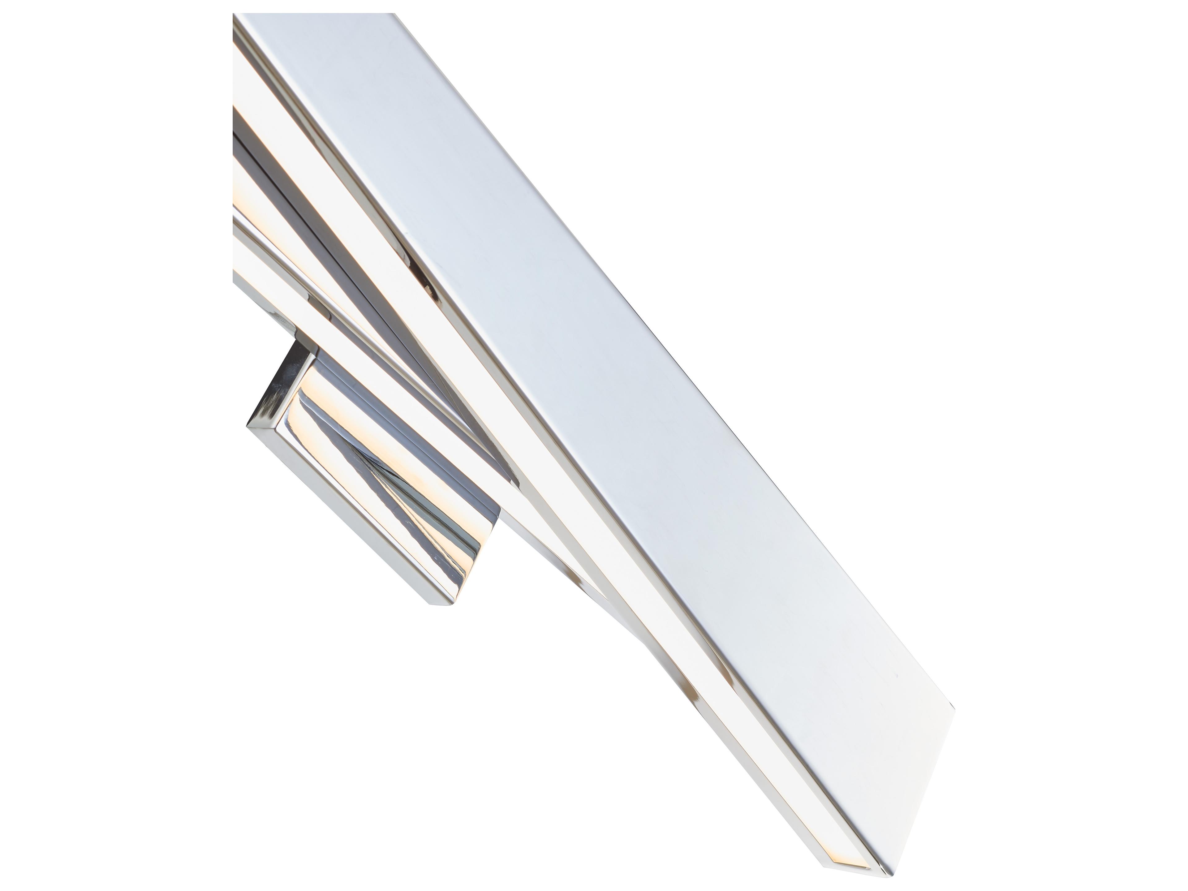 Abra Hilo 2-Light Chrome Vanity Light