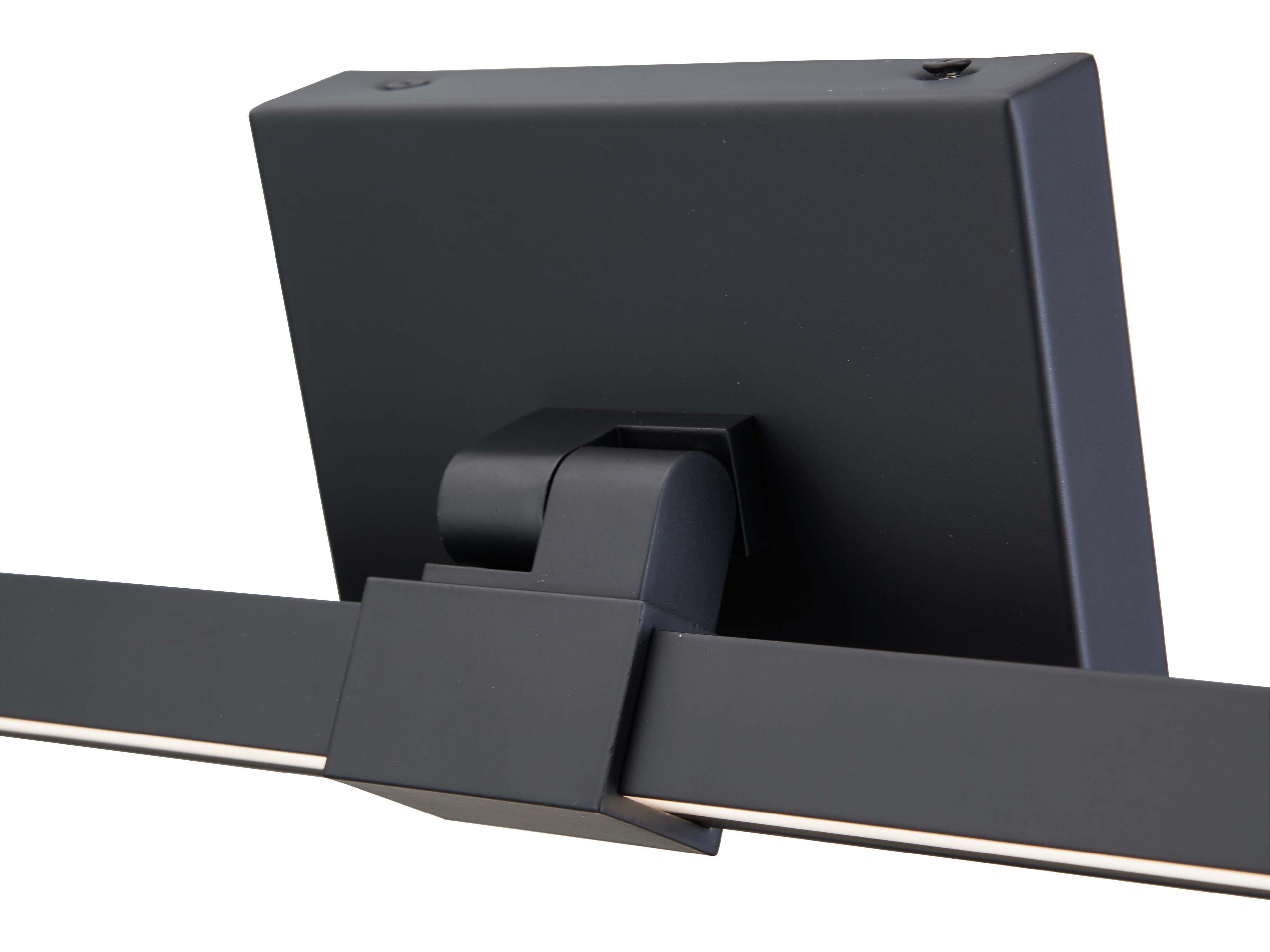 Abra Epee 1-Light Black Vanity Light