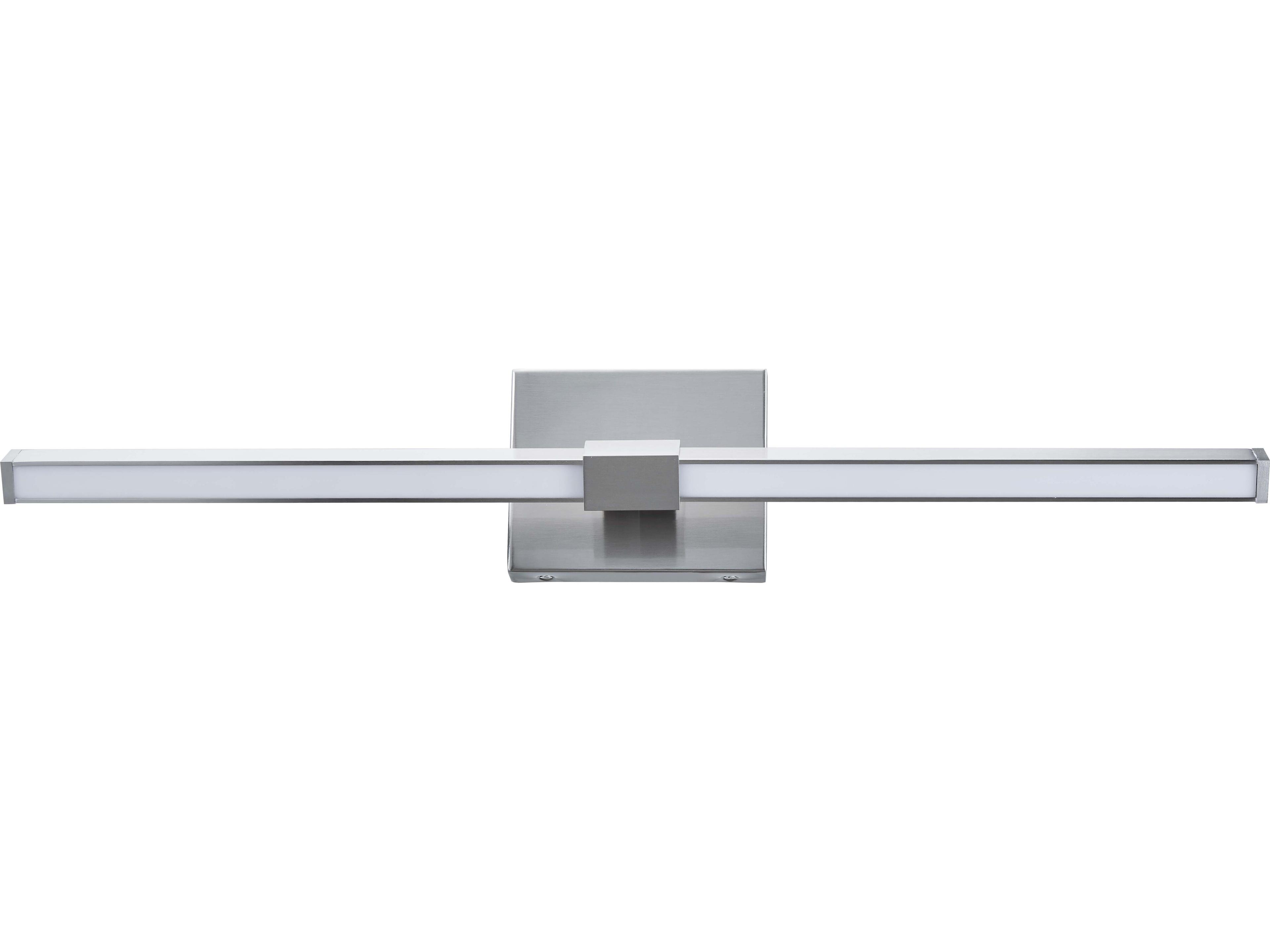 Abra Epee 1-Light Brushed Nickel Vanity Light