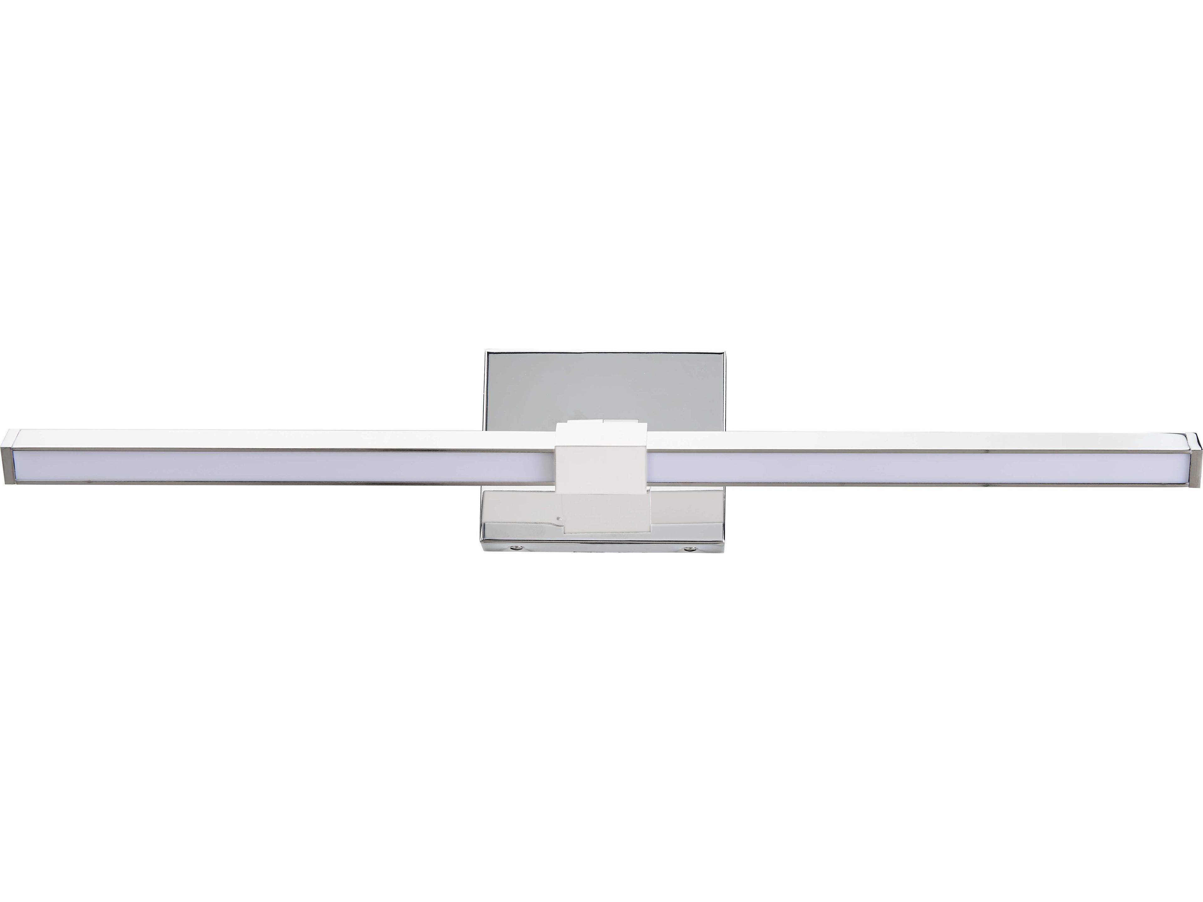 Epee LED Bath Vanity Light Modern Chrome