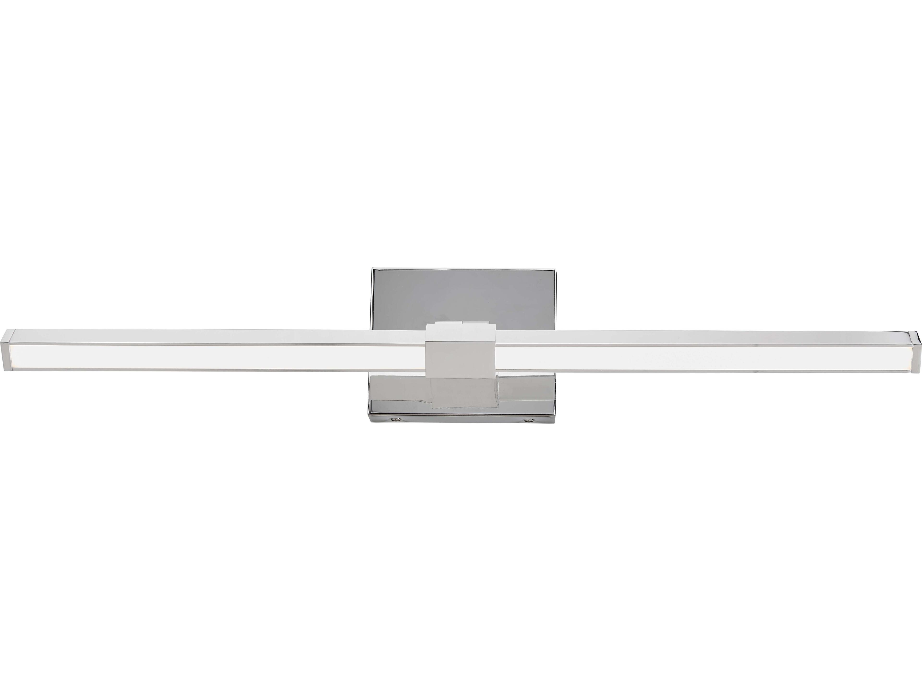 Abra Epee 1-Light Chrome Vanity Light