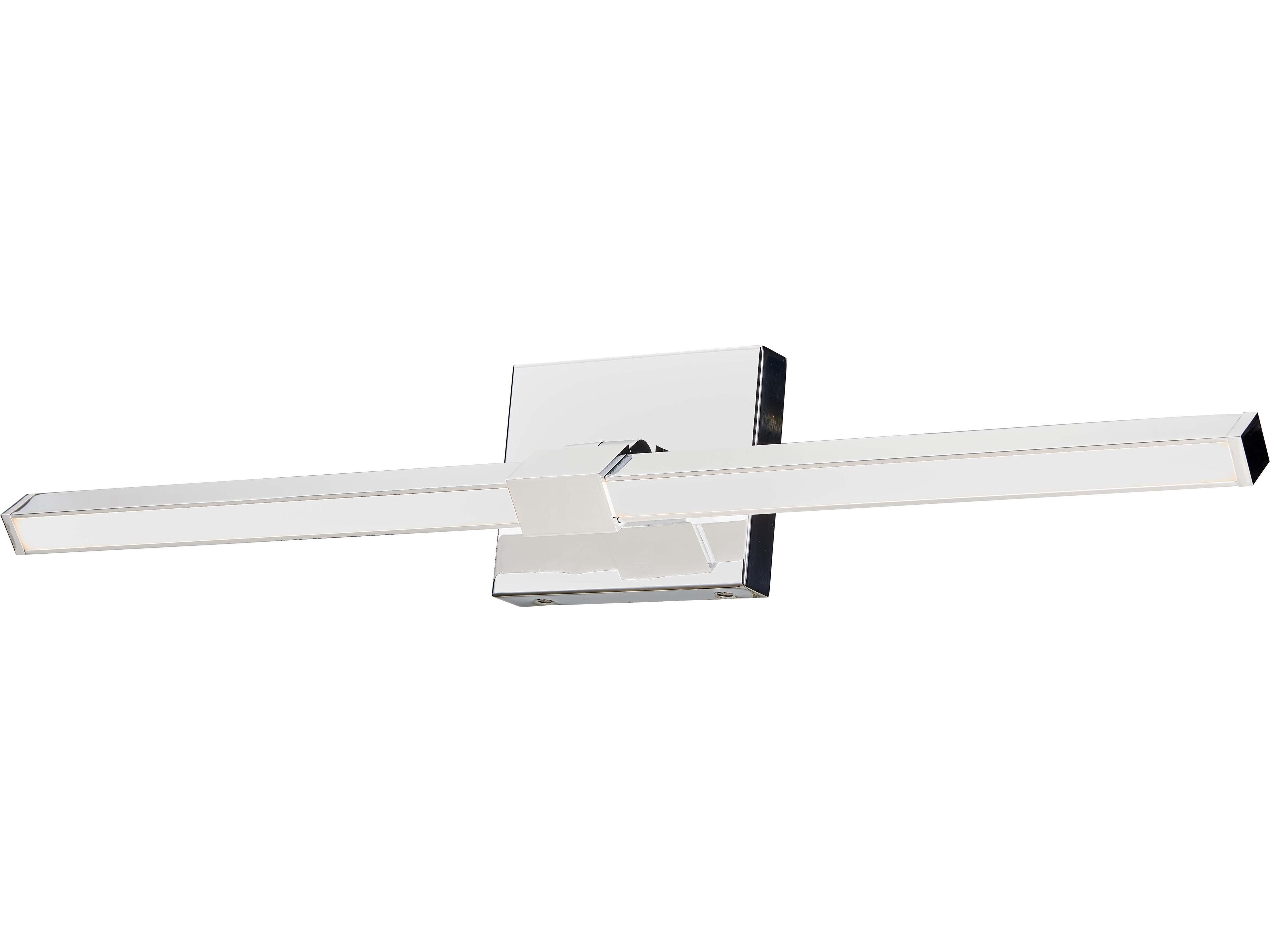 Abra Epee 1-Light Chrome Vanity Light