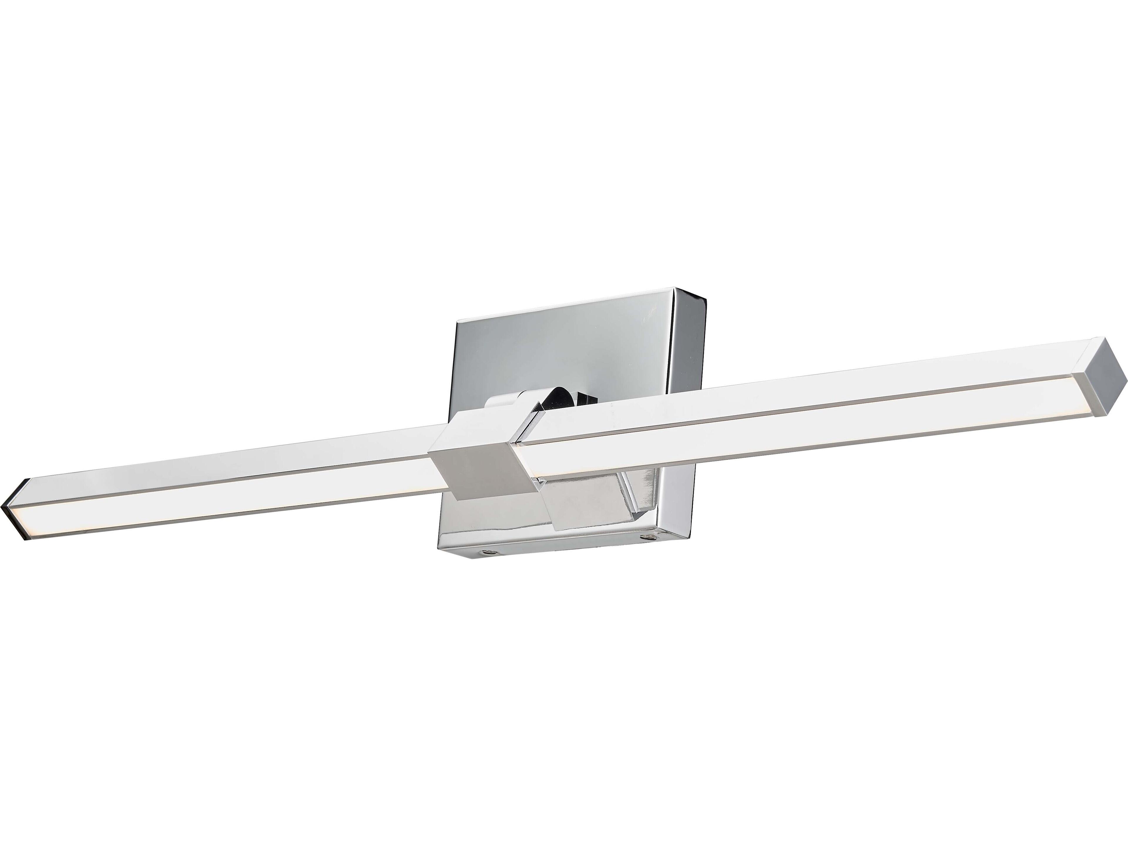 Abra Epee 1-Light Chrome Vanity Light