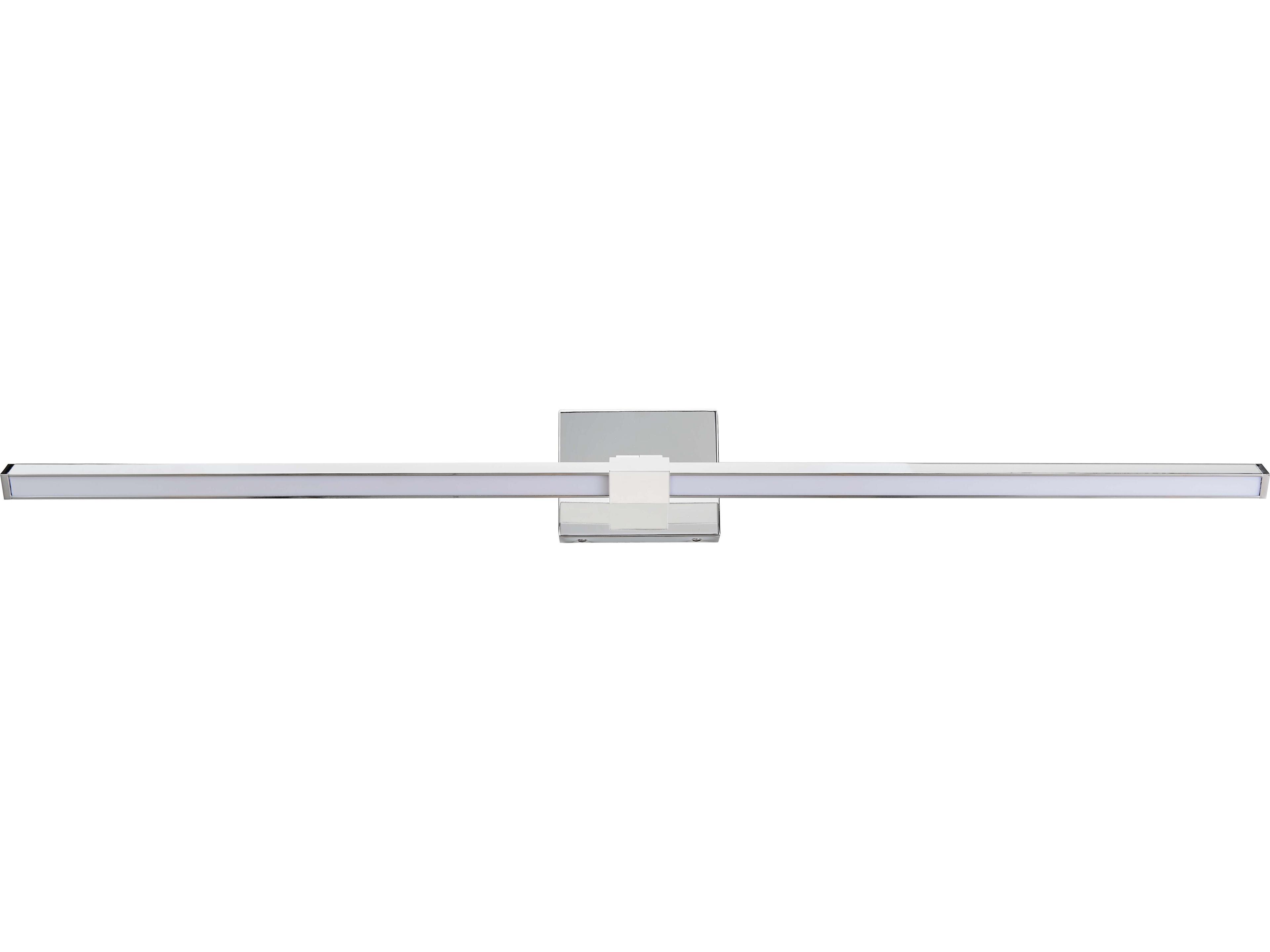 Abra Epee 1-Light Chrome Vanity Light
