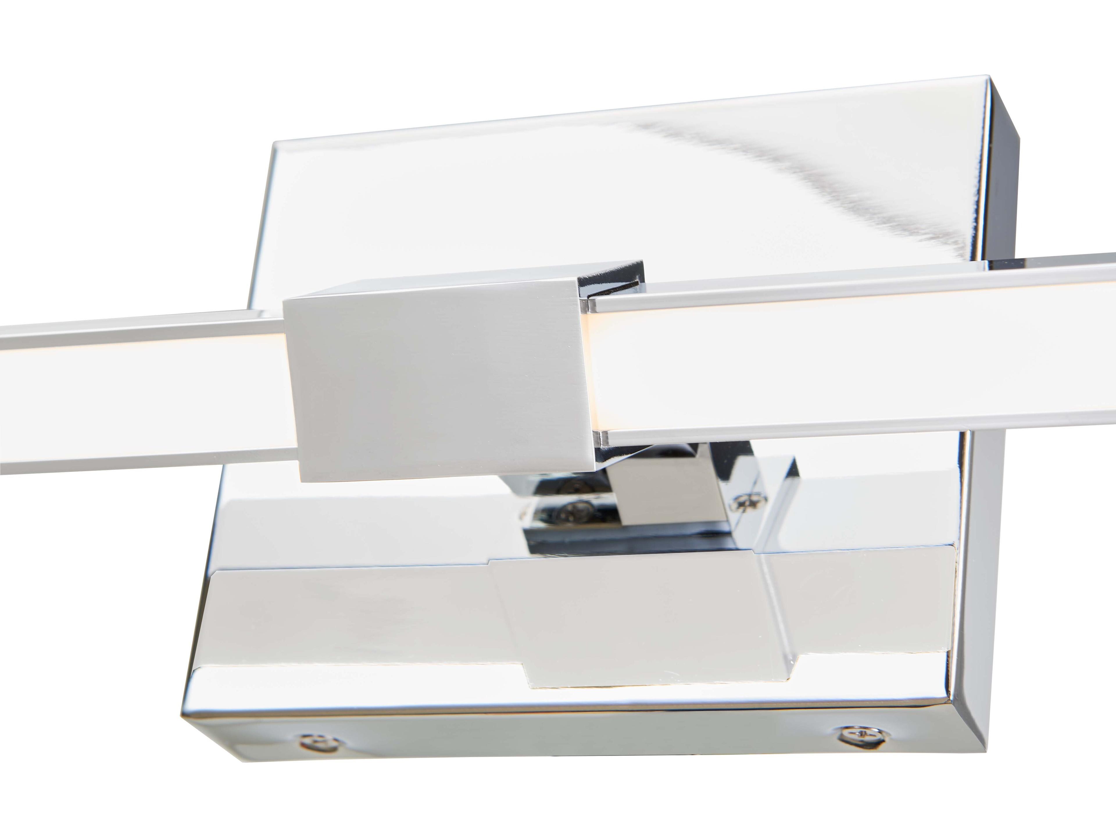 Abra Epee 2-Light Chrome Vanity Light