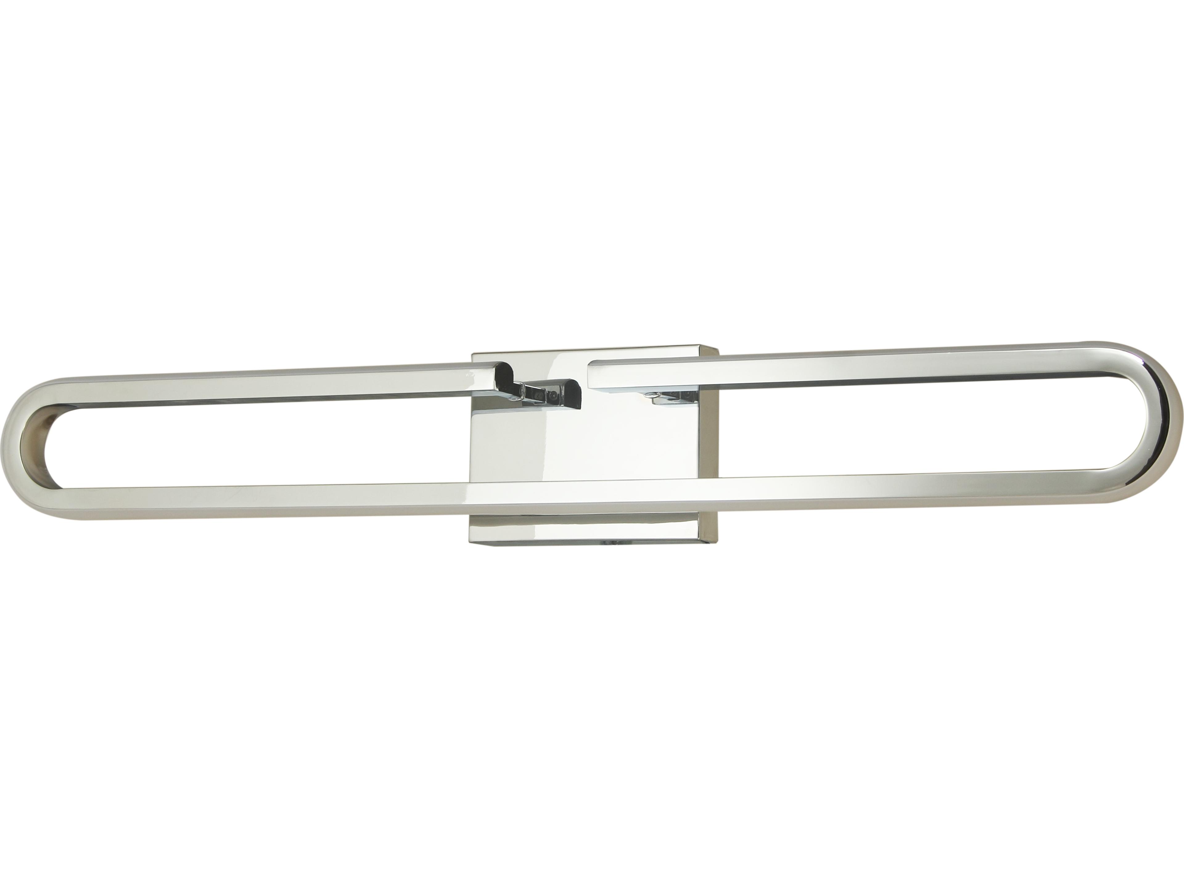 Abra Speedway 1-Light Chrome Vanity Light