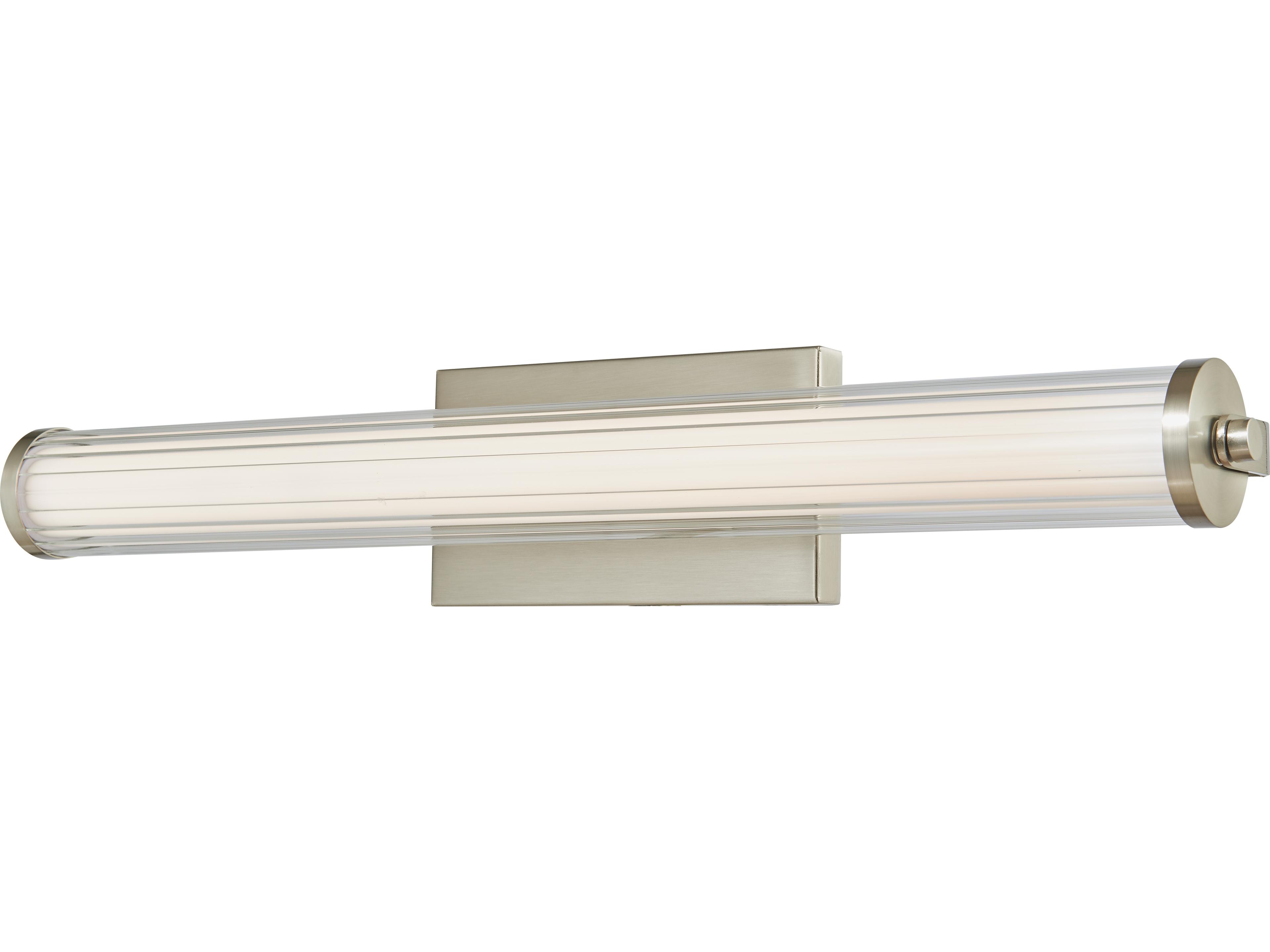 Macie 24-Inch LED Bathroom Vanity Light in Brushed Nickel