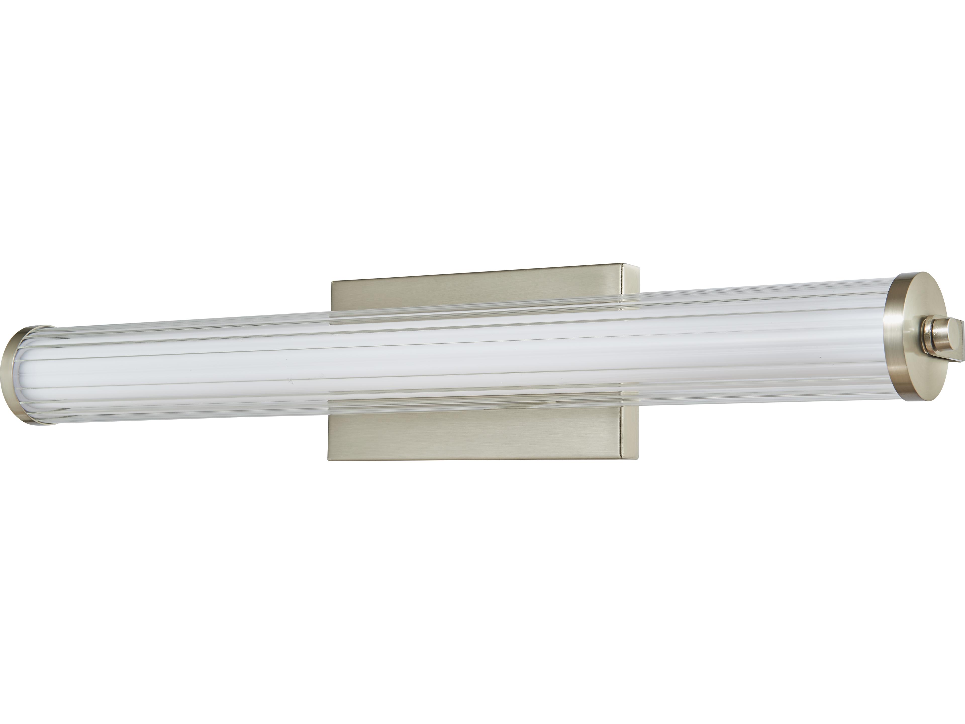 Abra Macie 1-Light Brushed Nickel Vanity Light