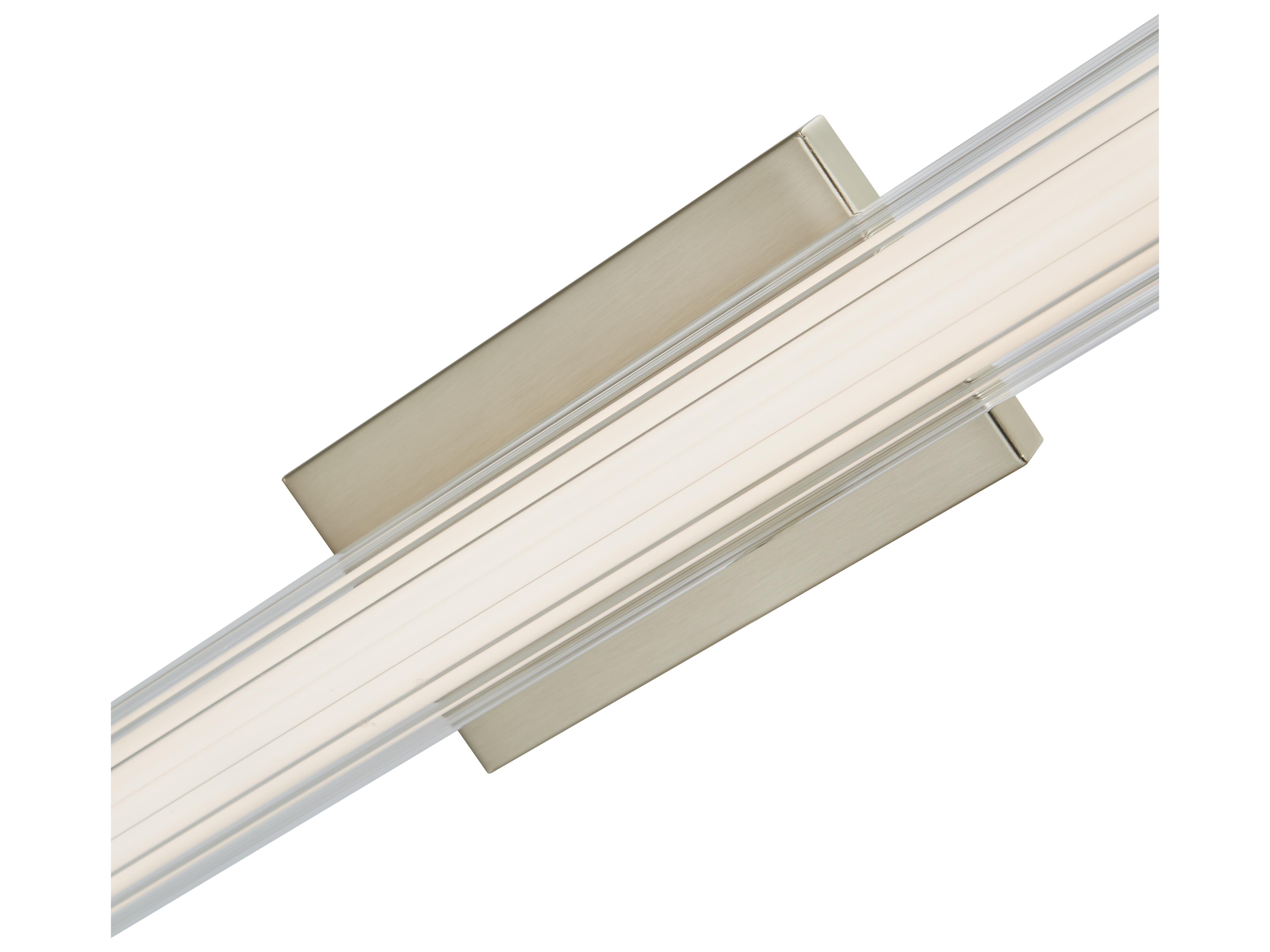 Abra Macie 1-Light Brushed Nickel Vanity Light