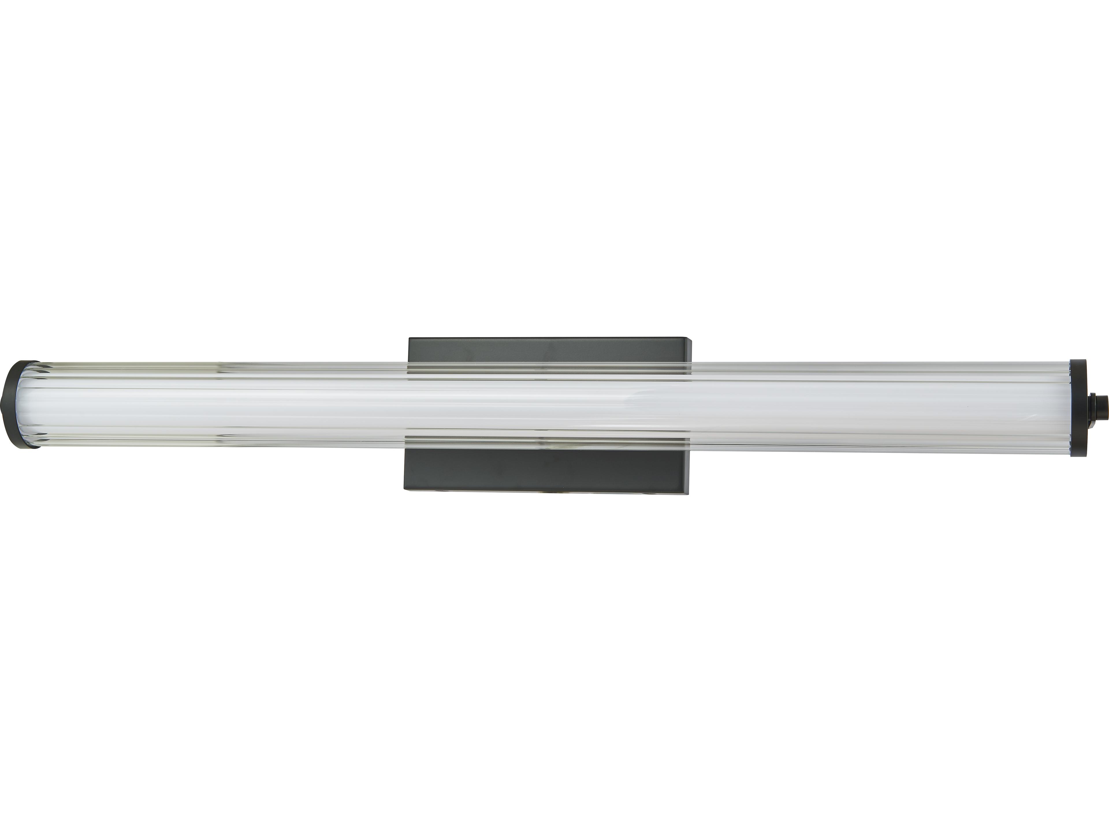 Abra Macie 1-Light Black Vanity Light