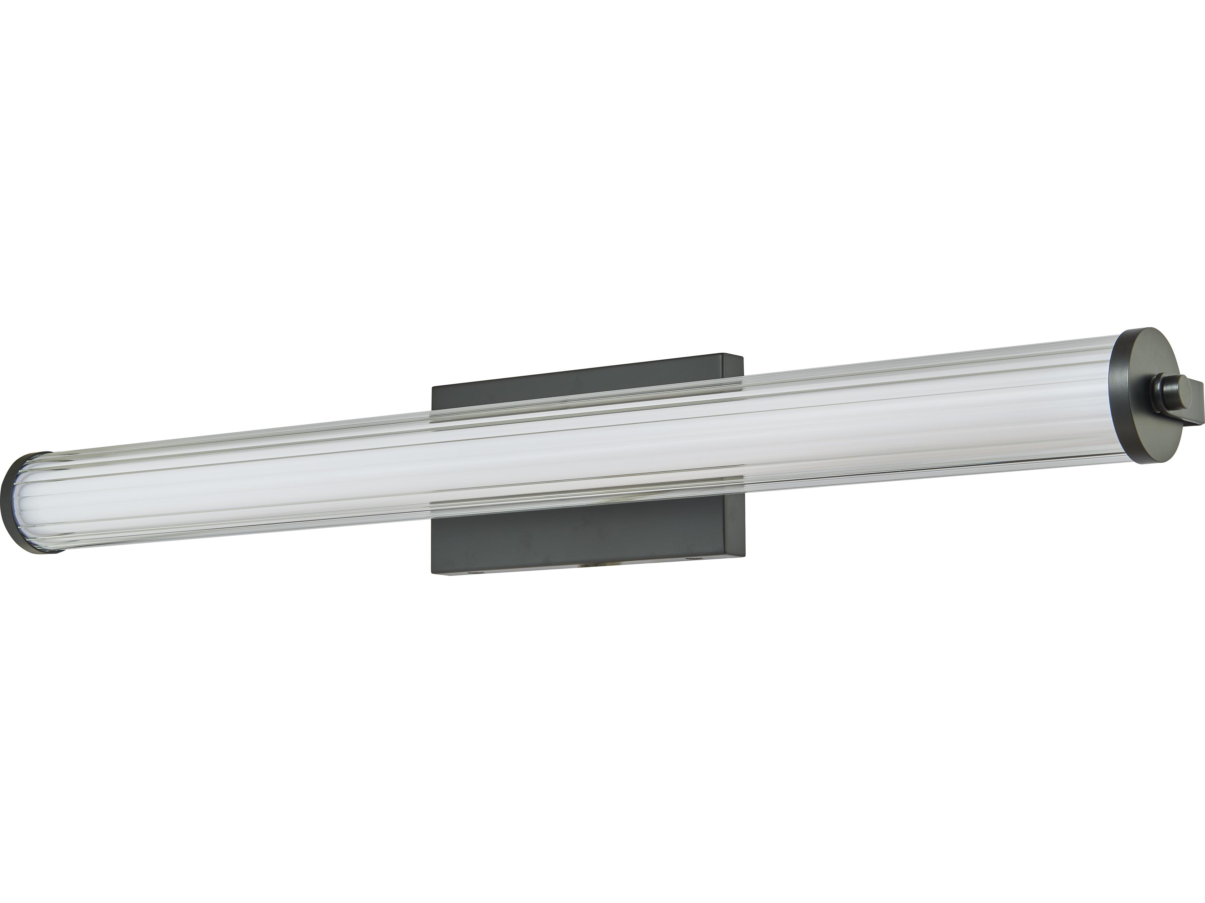 Abra Macie 1-Light Black Vanity Light