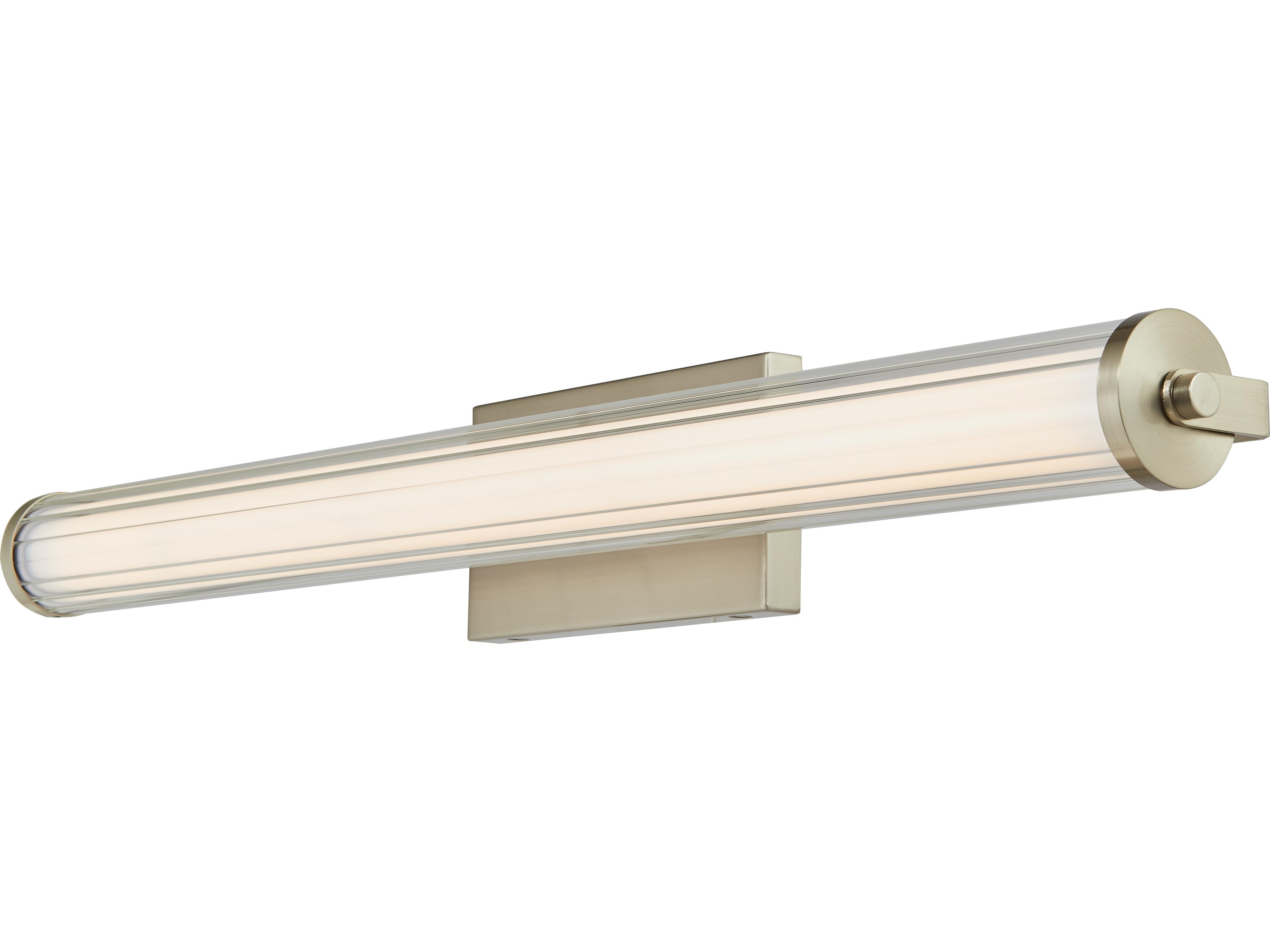 Abra Macie 1-Light Brushed Nickel Vanity Light