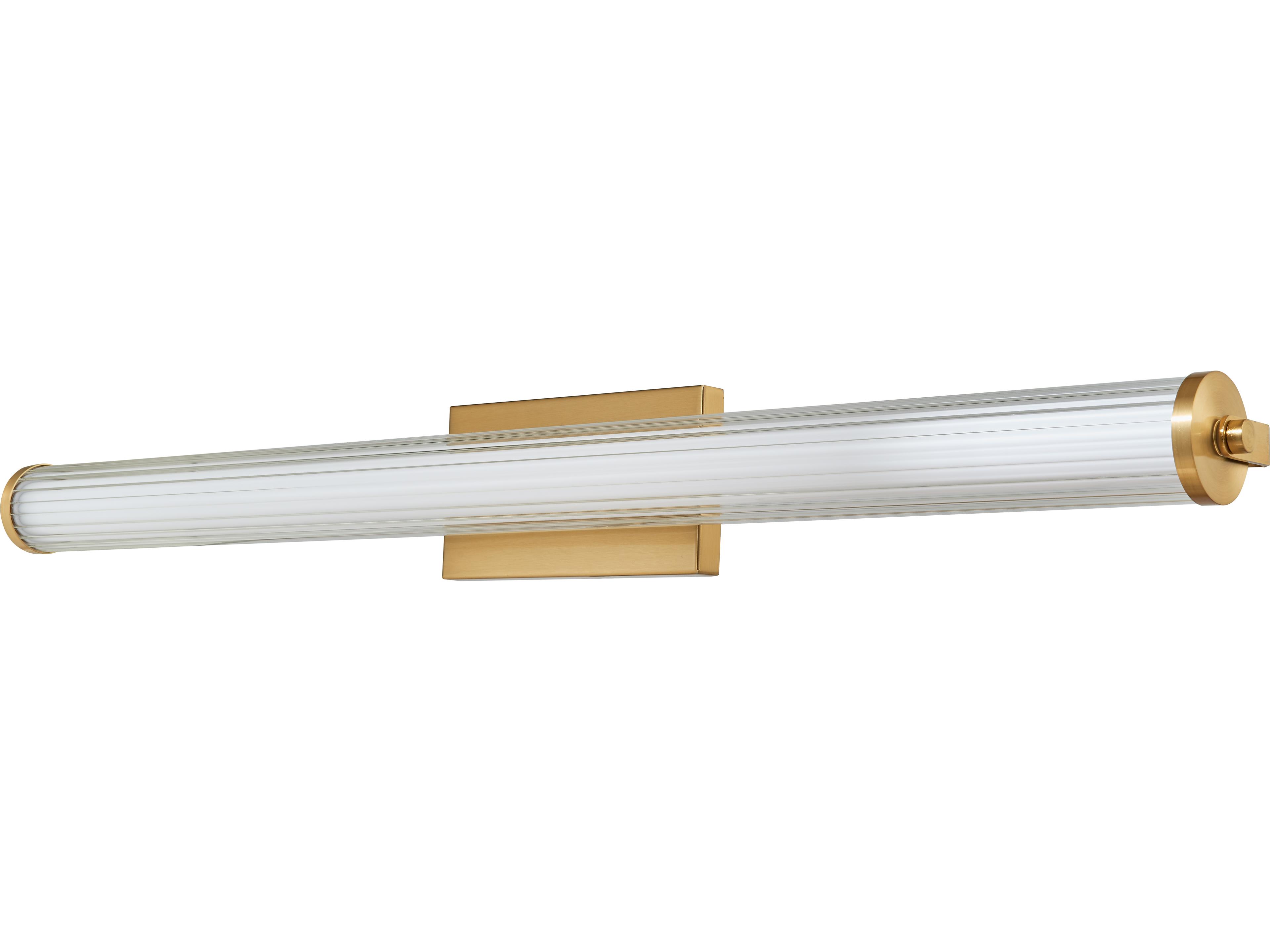 Abra Macie 1-Light Brushed Brass Vanity Light