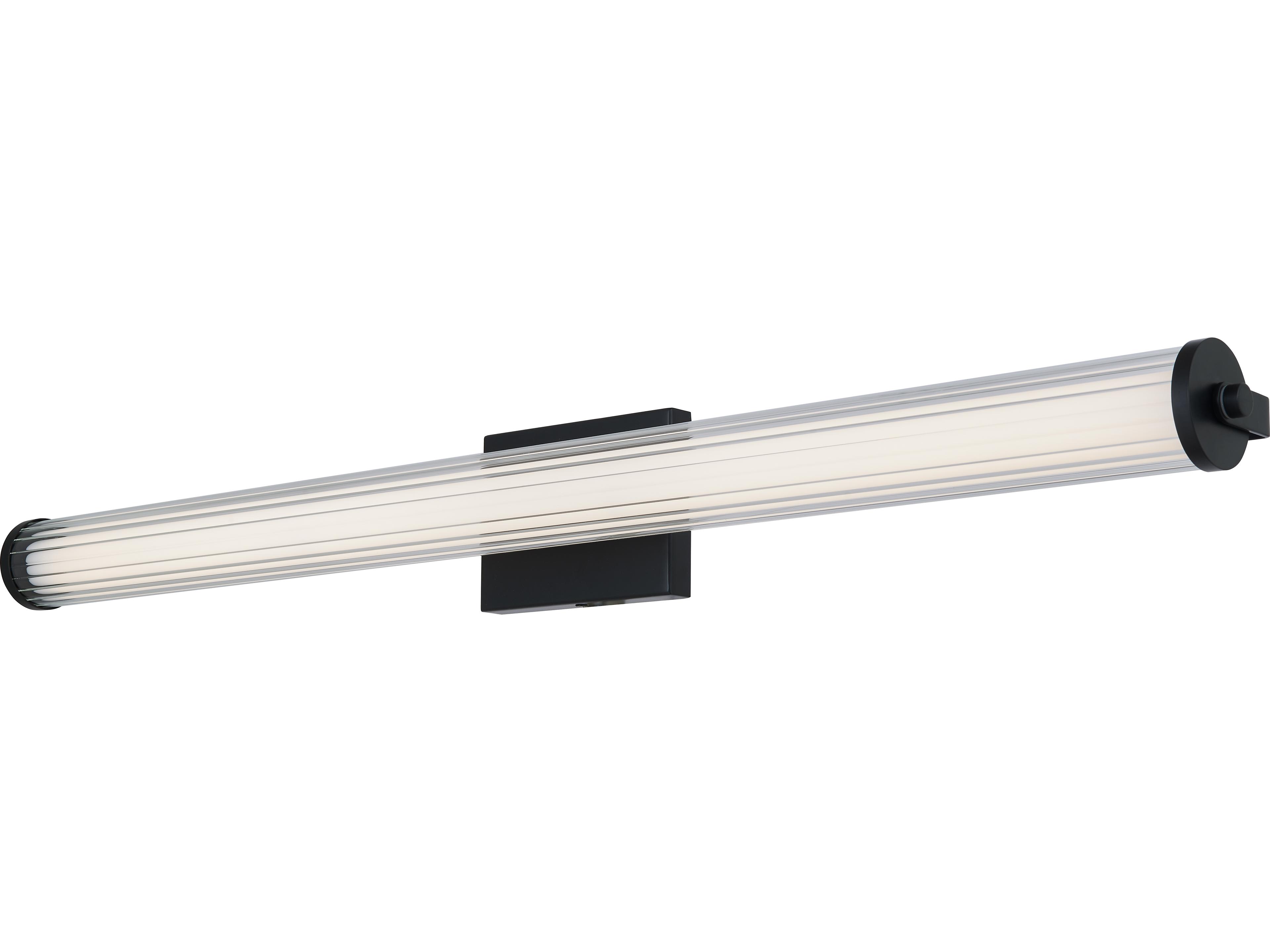 Abra Macie 1-Light Black Vanity Light