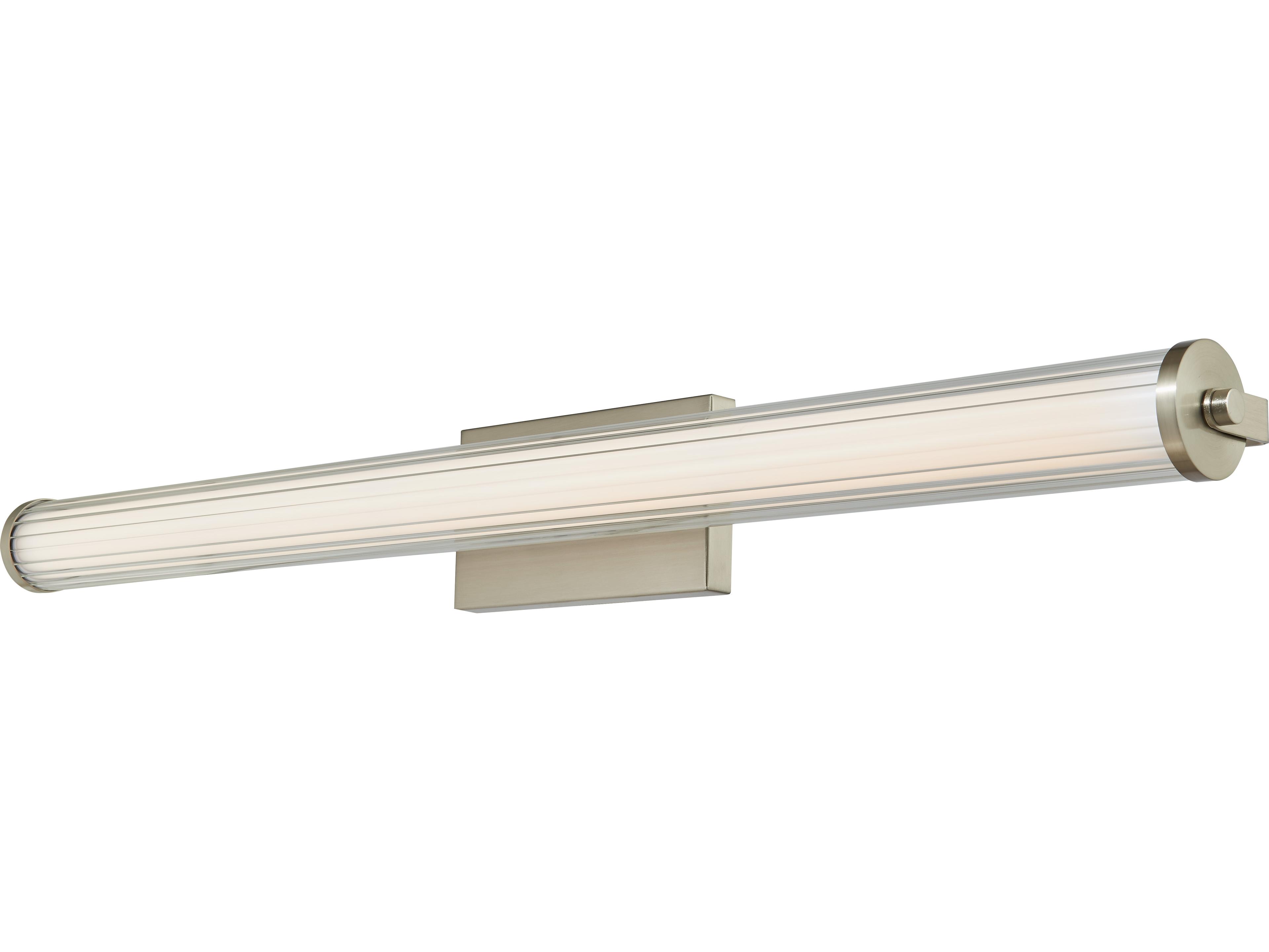 Abra Macie 1-Light Brushed Nickel Vanity Light