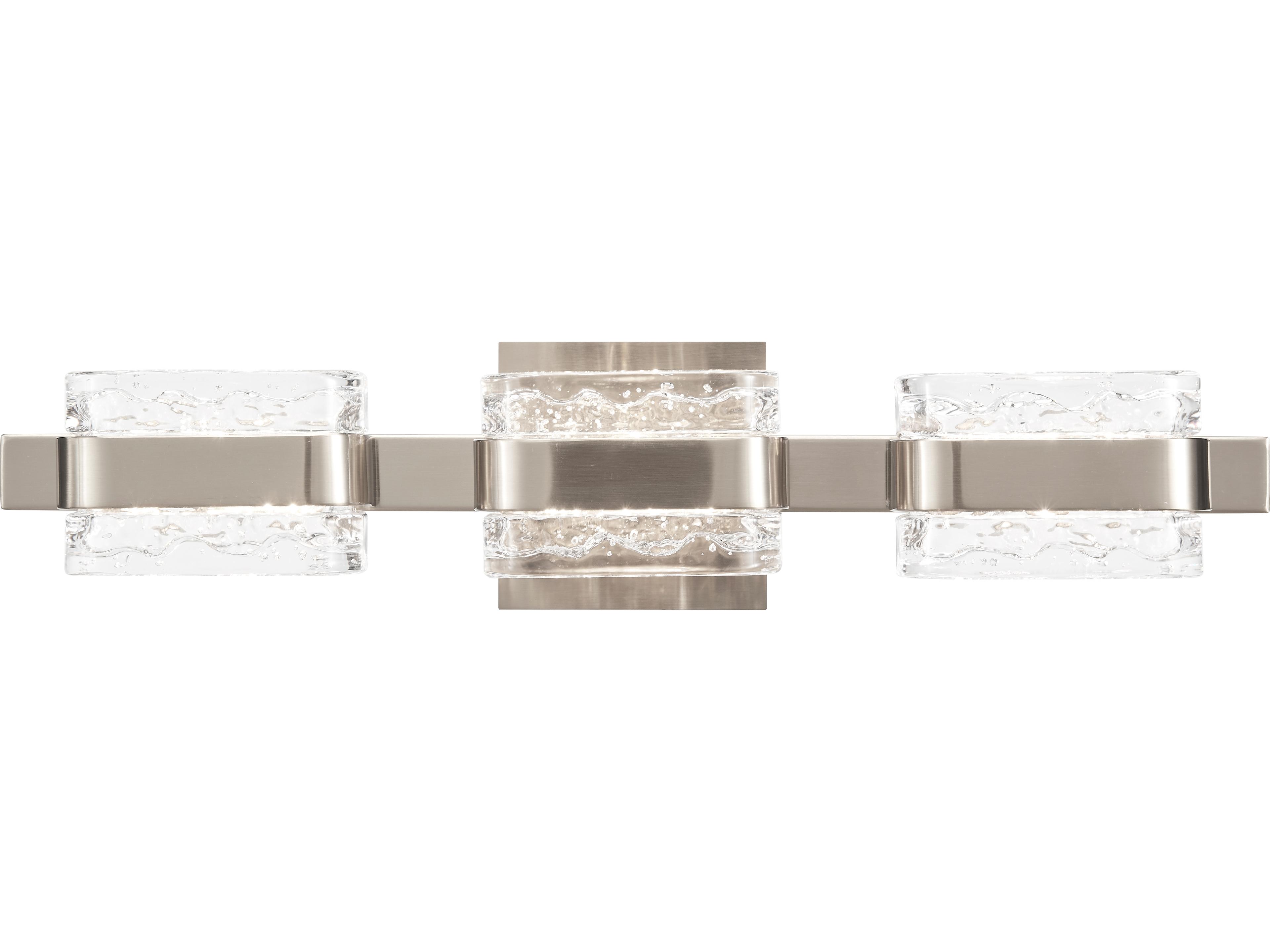 Lighting JoJo 3-Light LED Vanity Fixture in Brushed Nickel