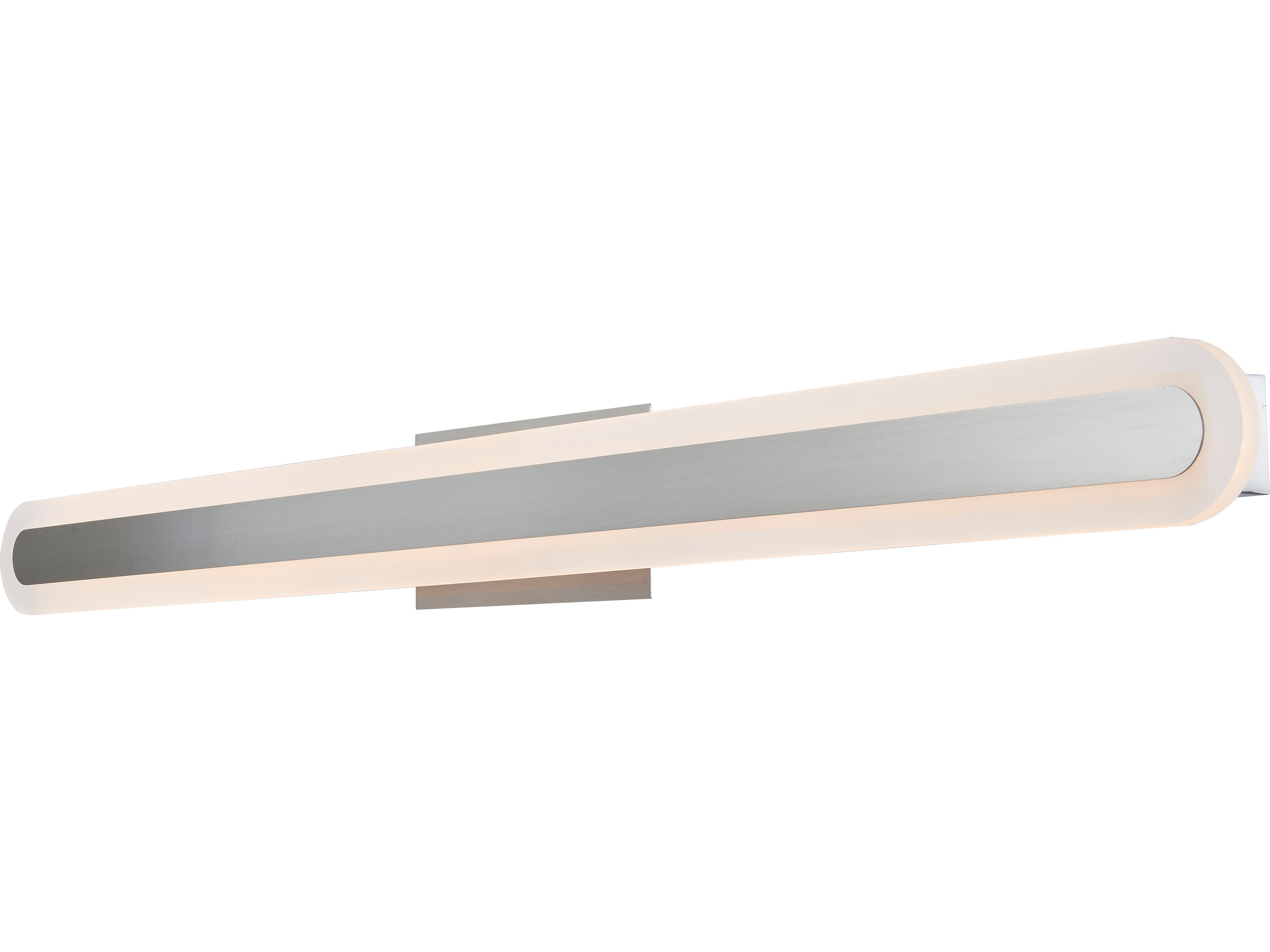 Abra Camy 1-Light Brushed Nickel Vanity Light