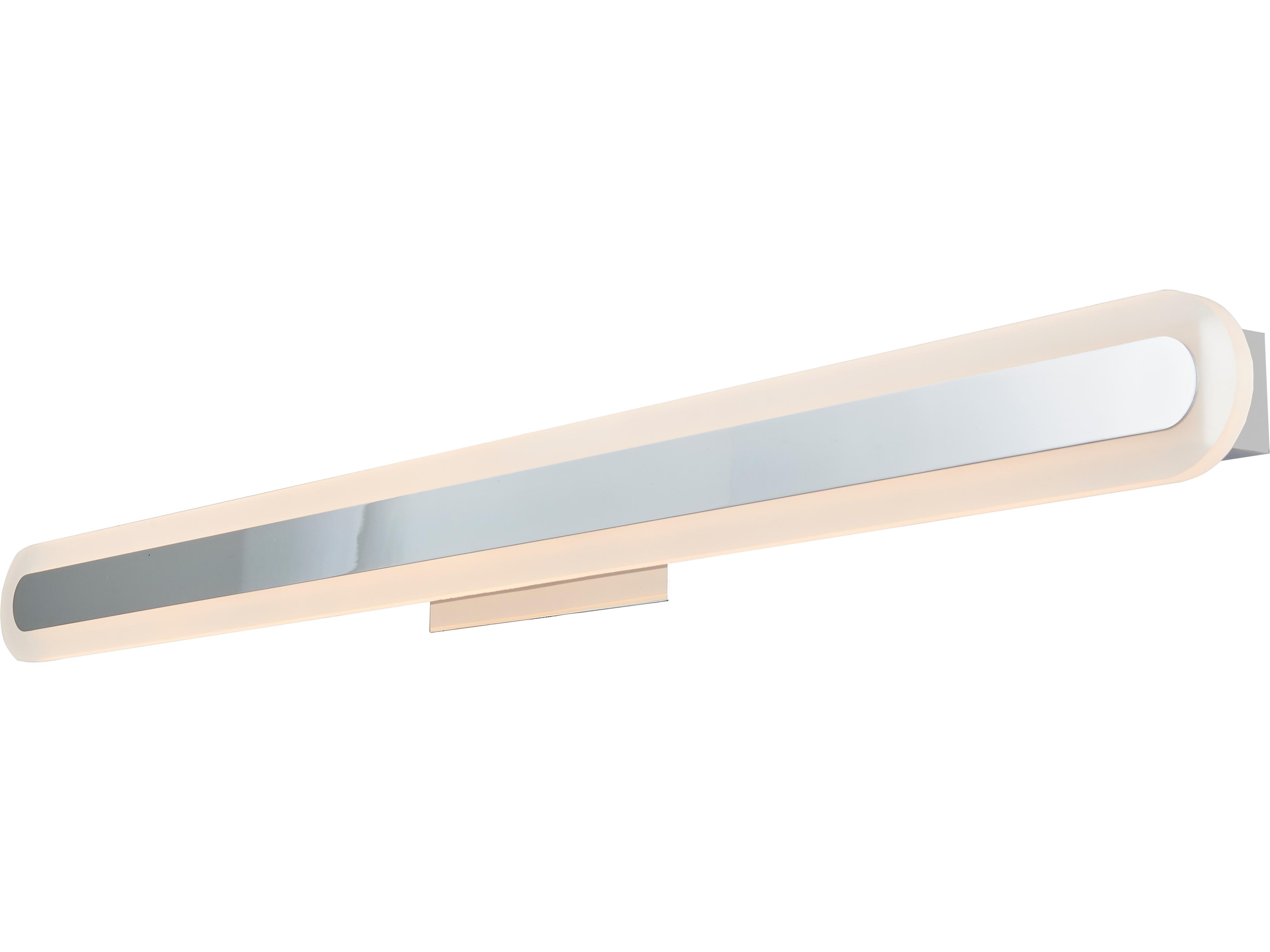 Abra Camy 1-Light Chrome Vanity Light