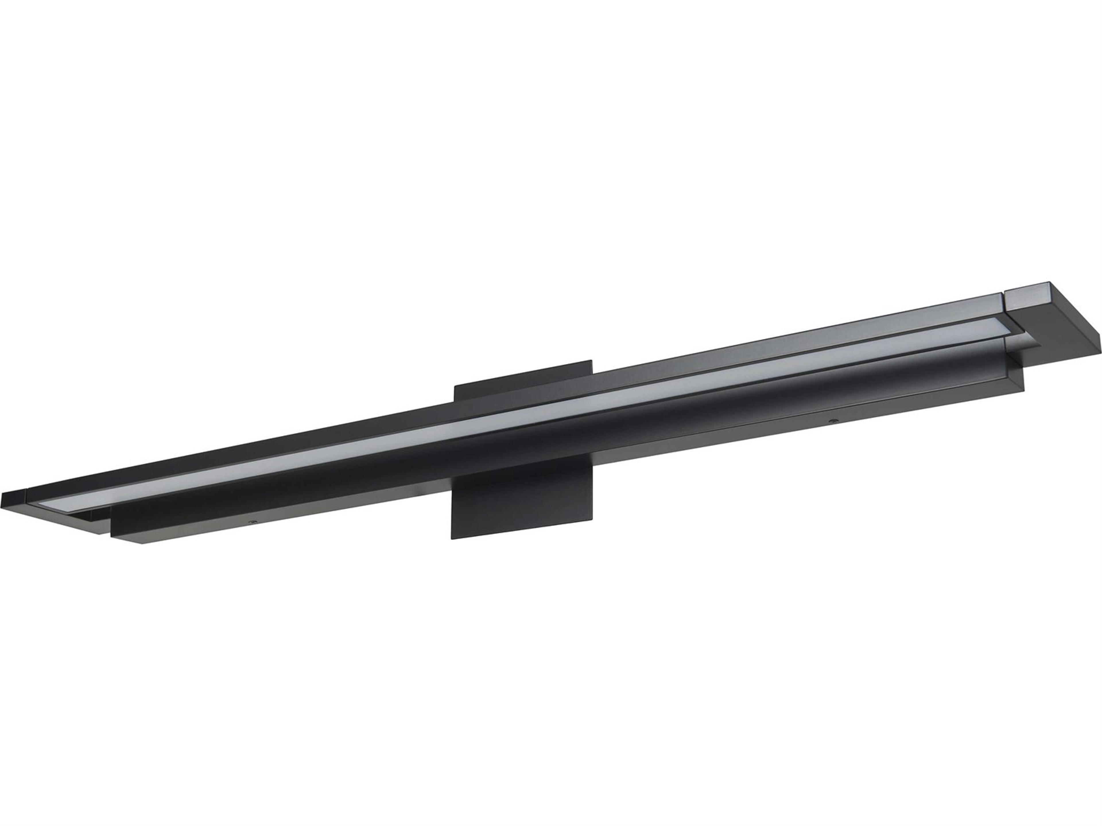 Abra Whirl 1-Light Matte Black Vanity Light
