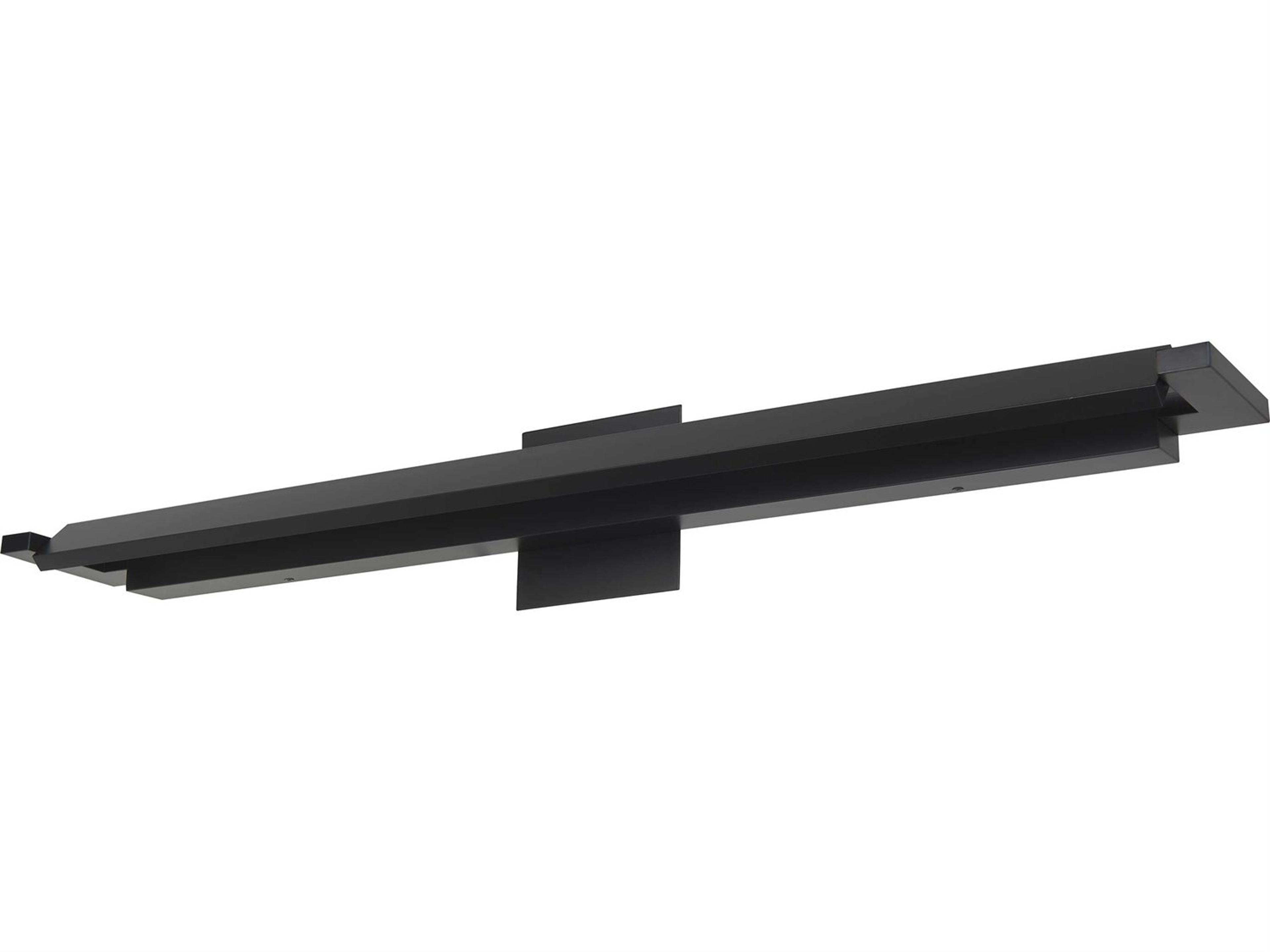 Abra Whirl 1-Light Matte Black Vanity Light