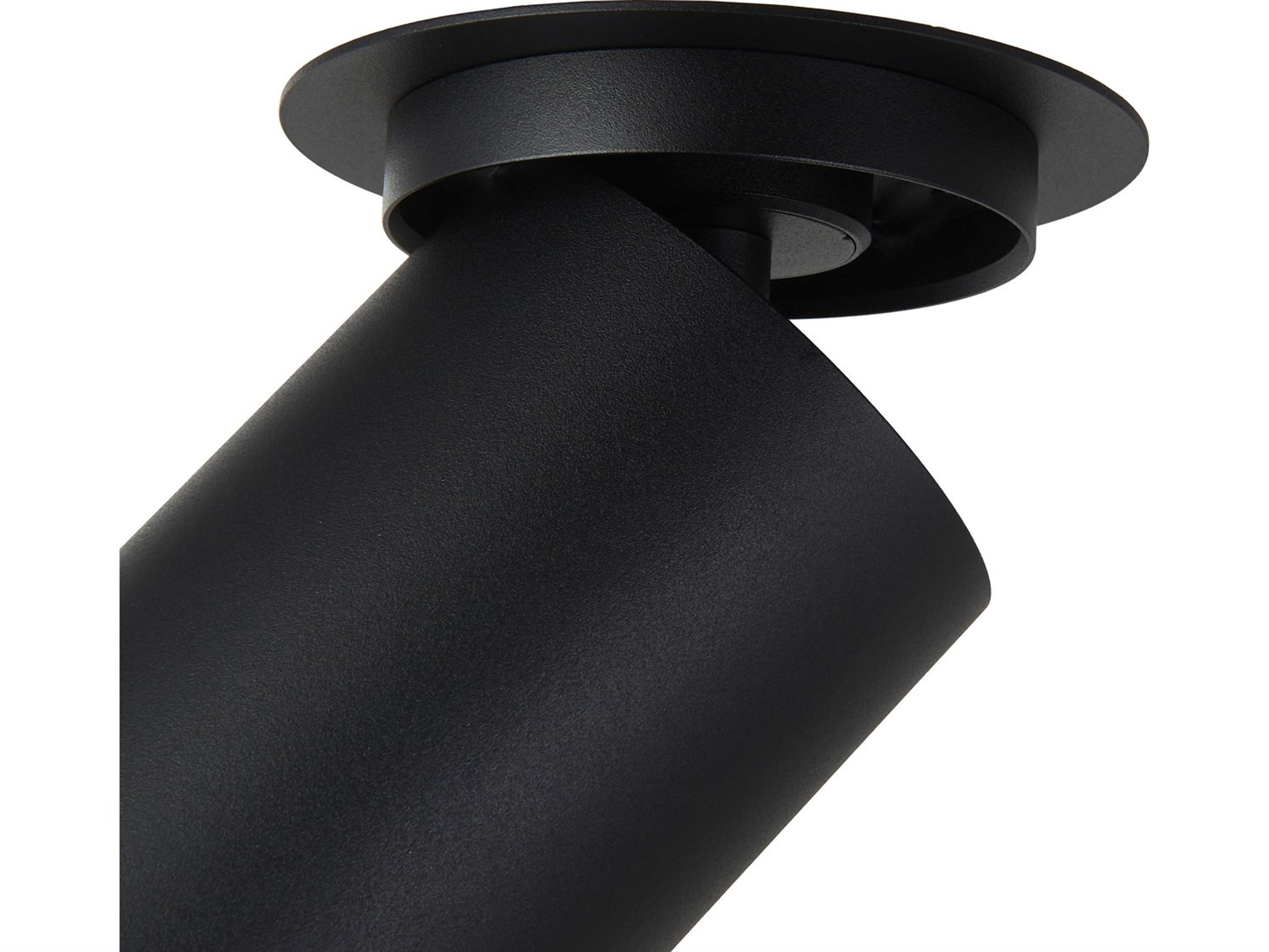 Abra Arc 1-Light Sand Black Cylinder Spot Light