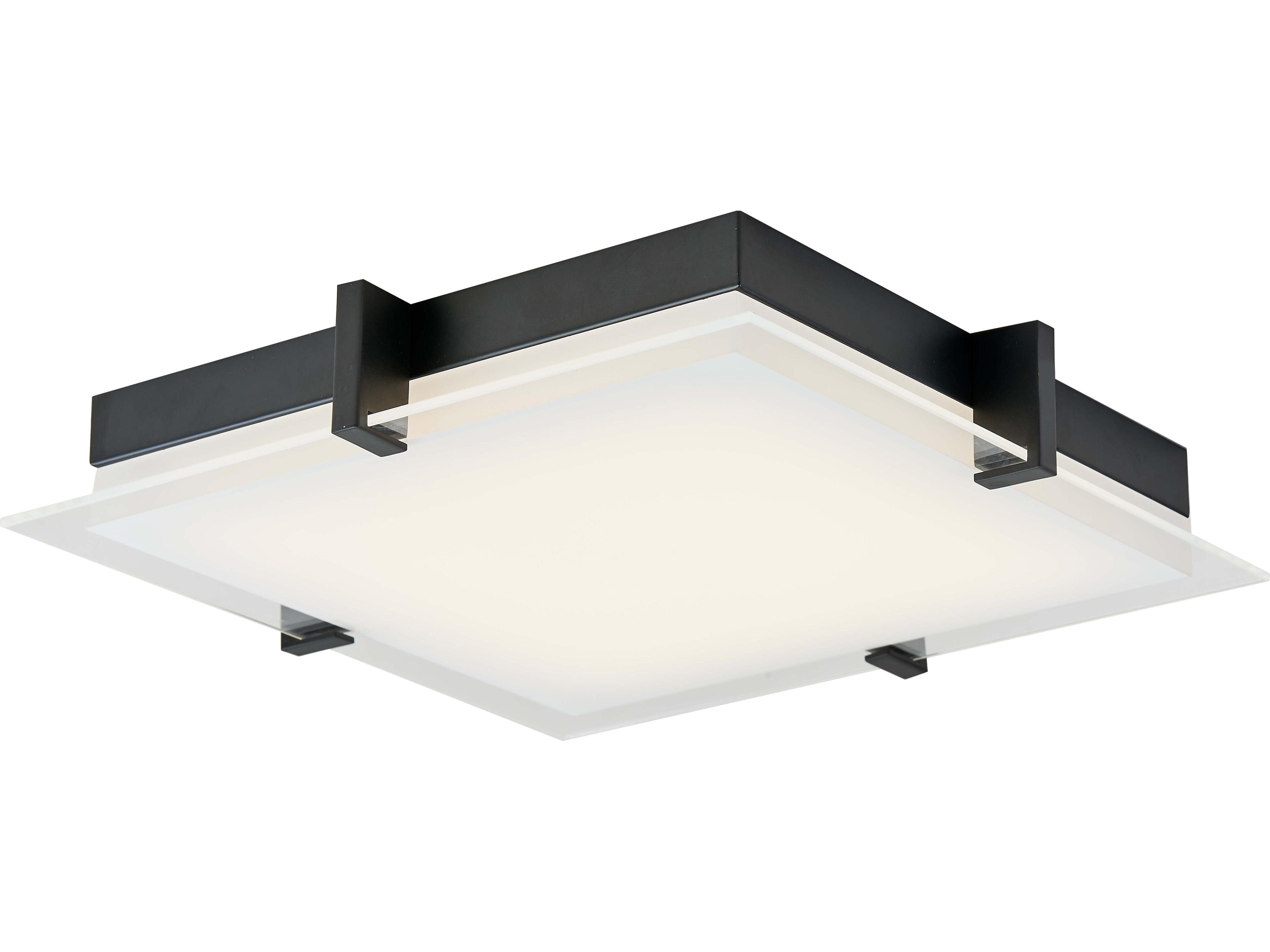 Lighting Matrix Square LED Flush Mount Modern Low Profile