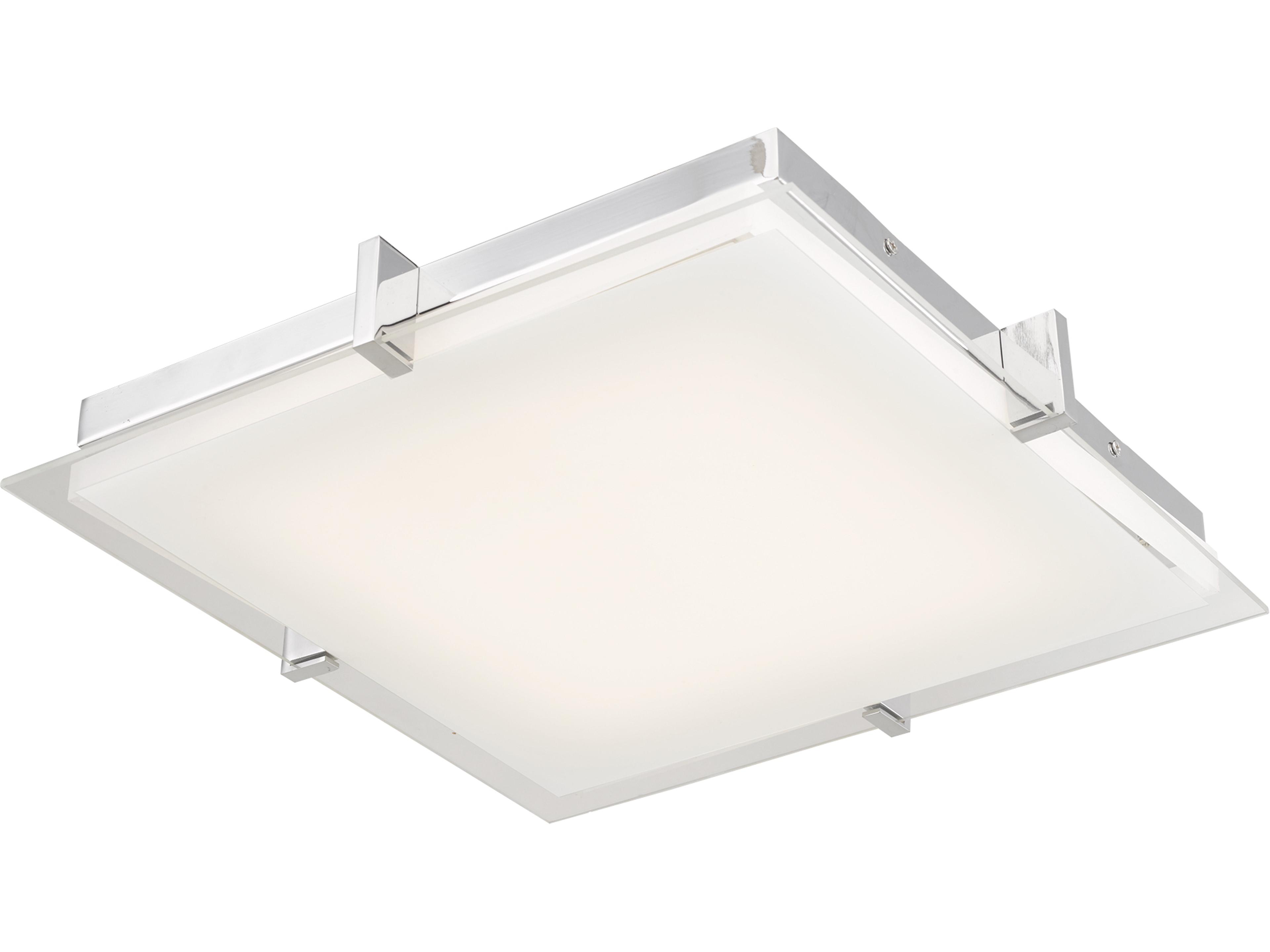 Matrix Large Square LED Flushmount Modern Light