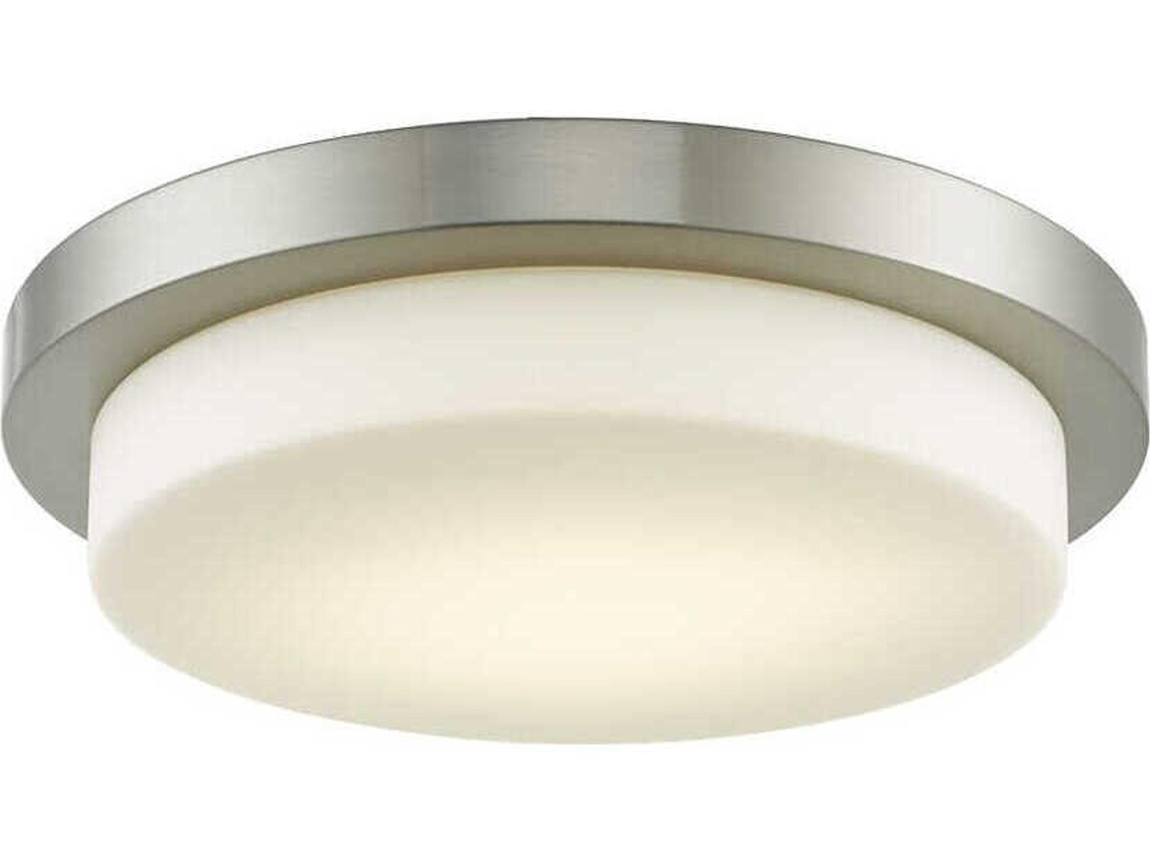 Step 16-Inch Flushmount Ceiling Light Brushed Nickel