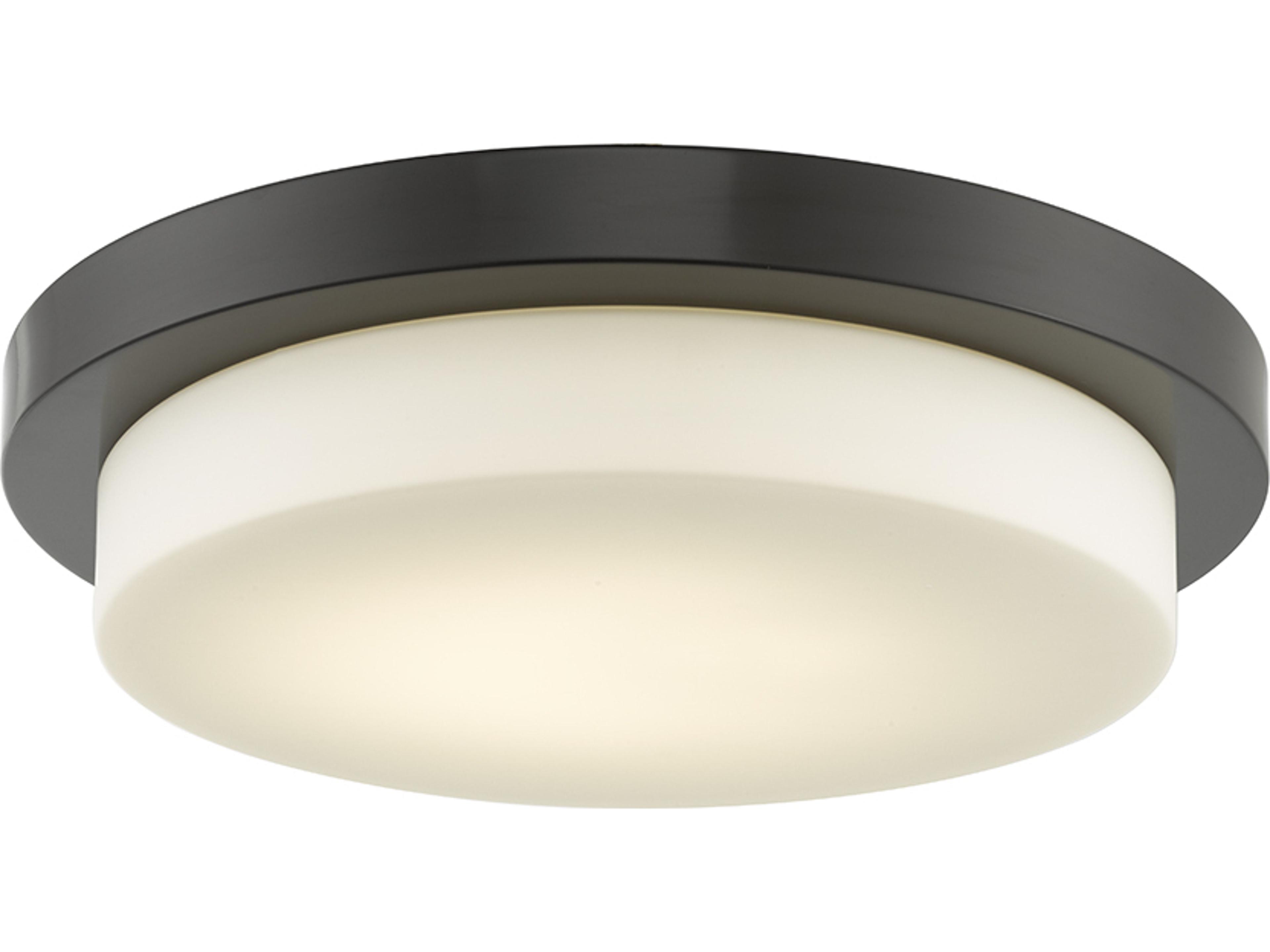 Lighting Step LED Flush Mount Bronze Modern Fixture