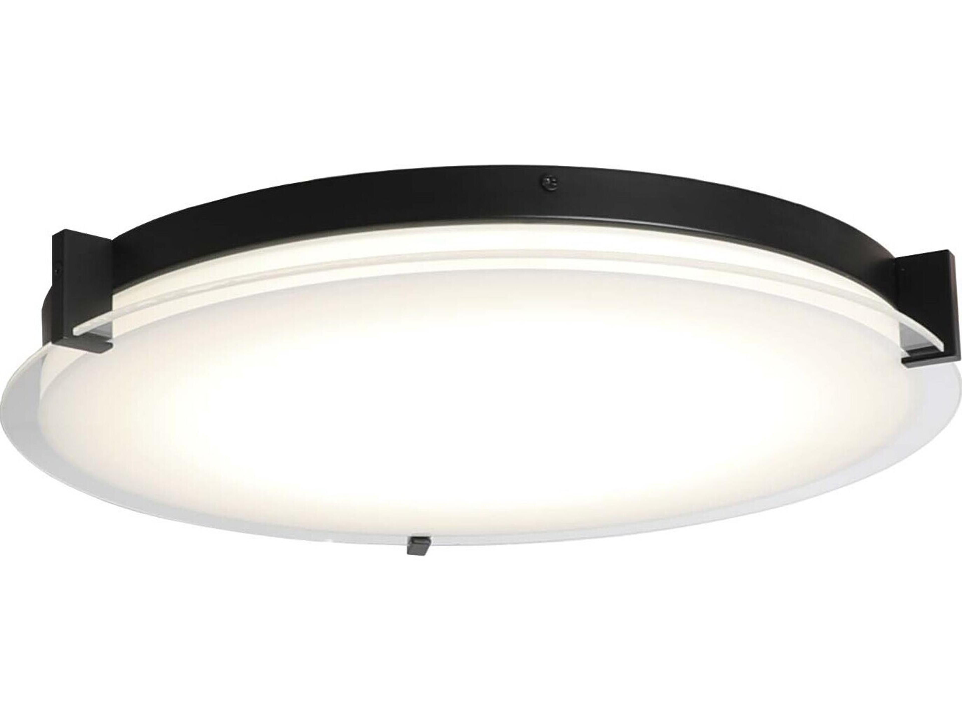 Lighting Matrix Round LED Flush Mount Modern Low Profile
