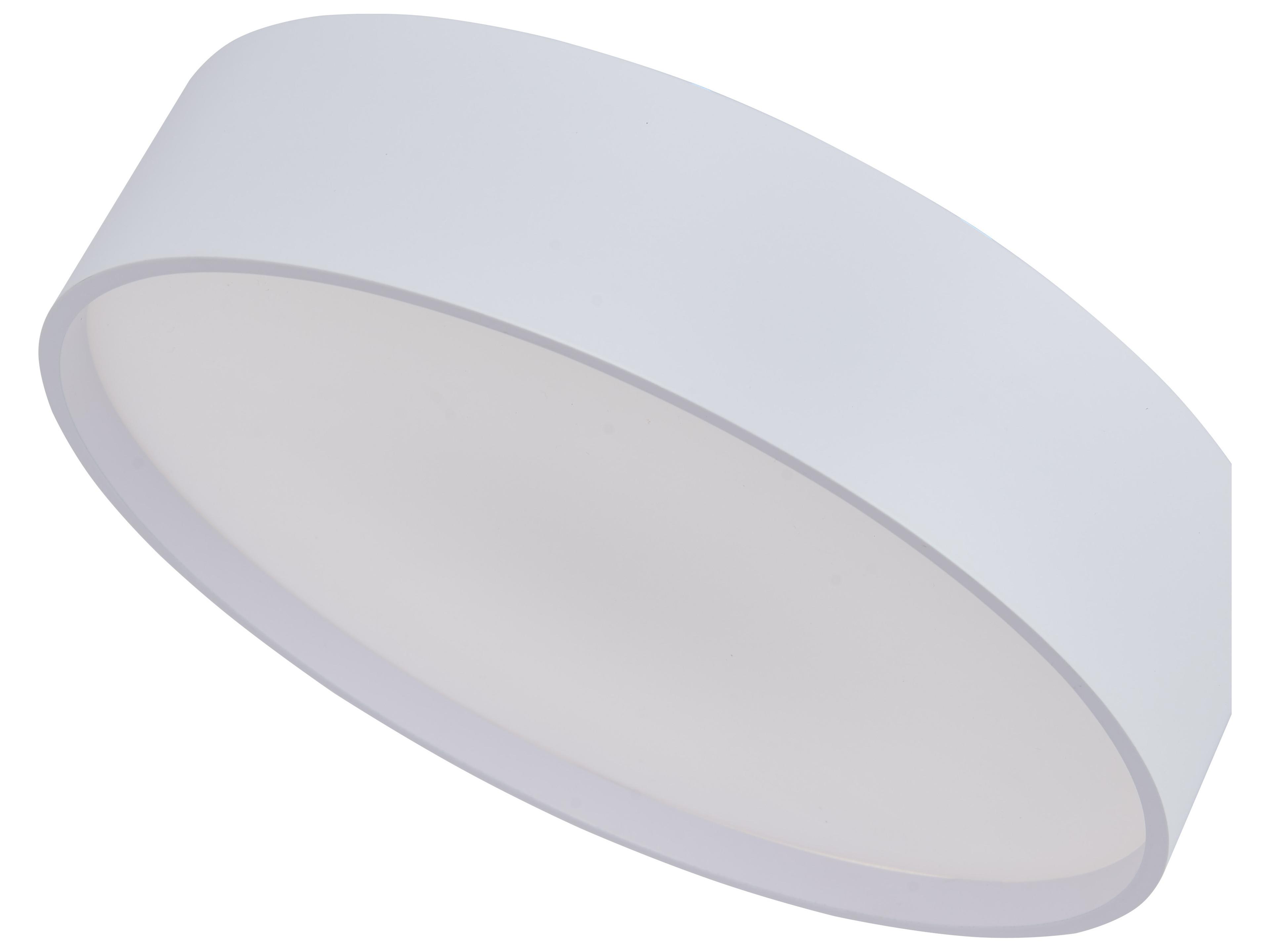 Abra Snare 1-Light Matte White Round Flush Mount