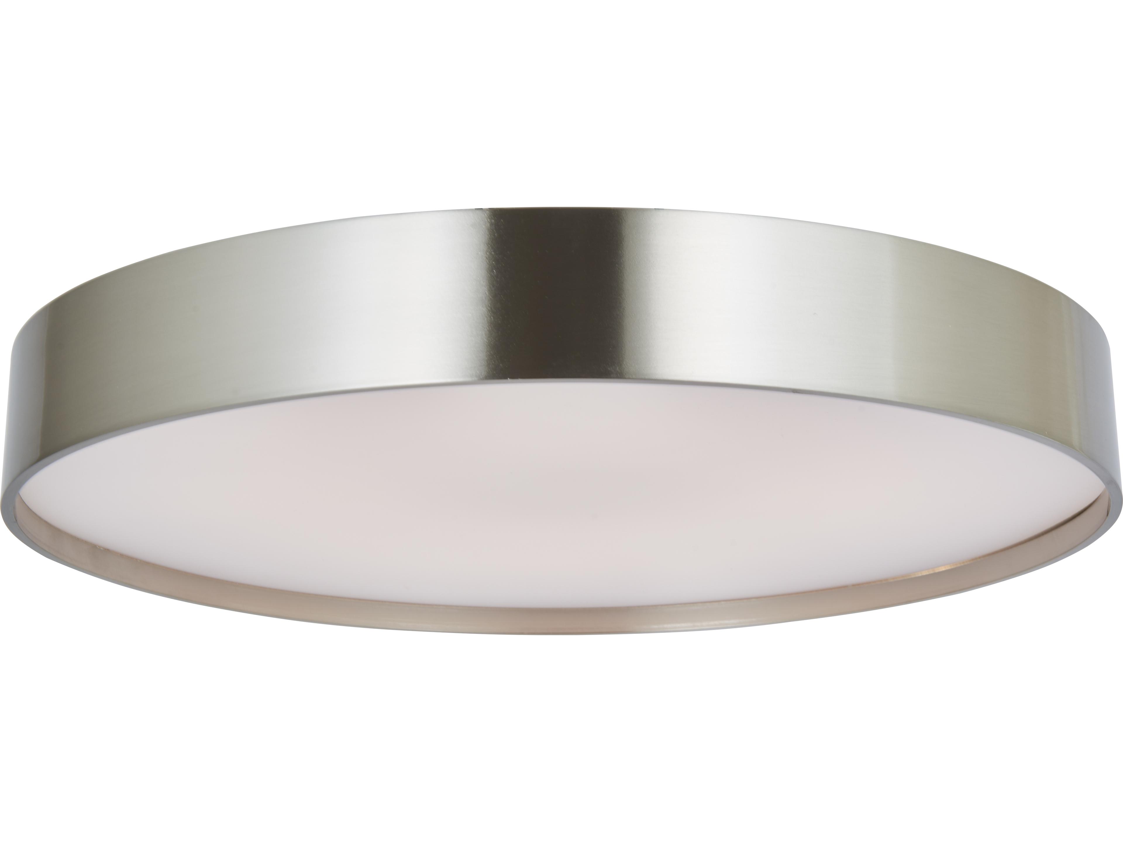 Snare Cylinder Flushmount Light in Brushed Nickel