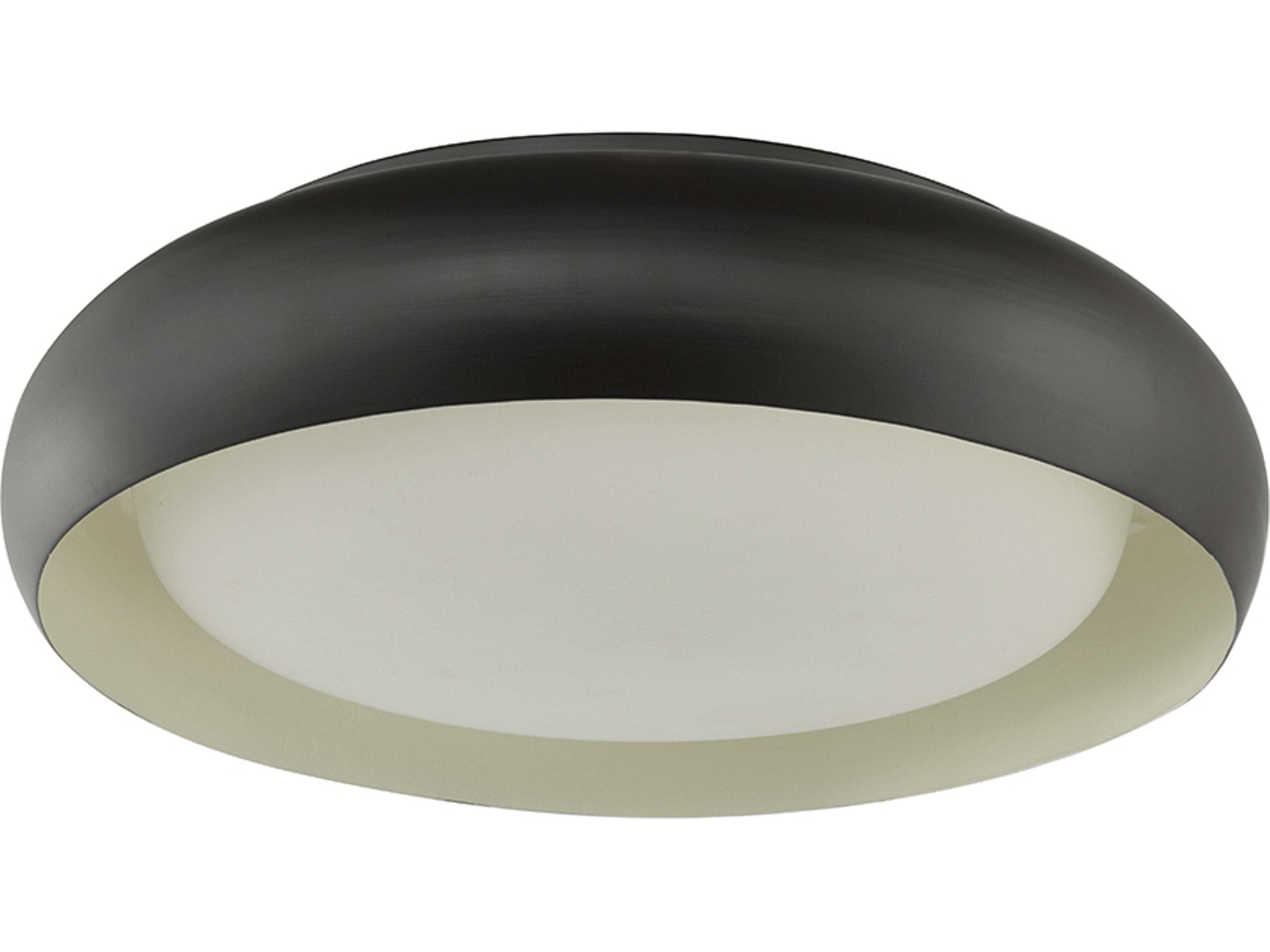 Abra Euphoria 1-Light Bronze Round Flush Mount