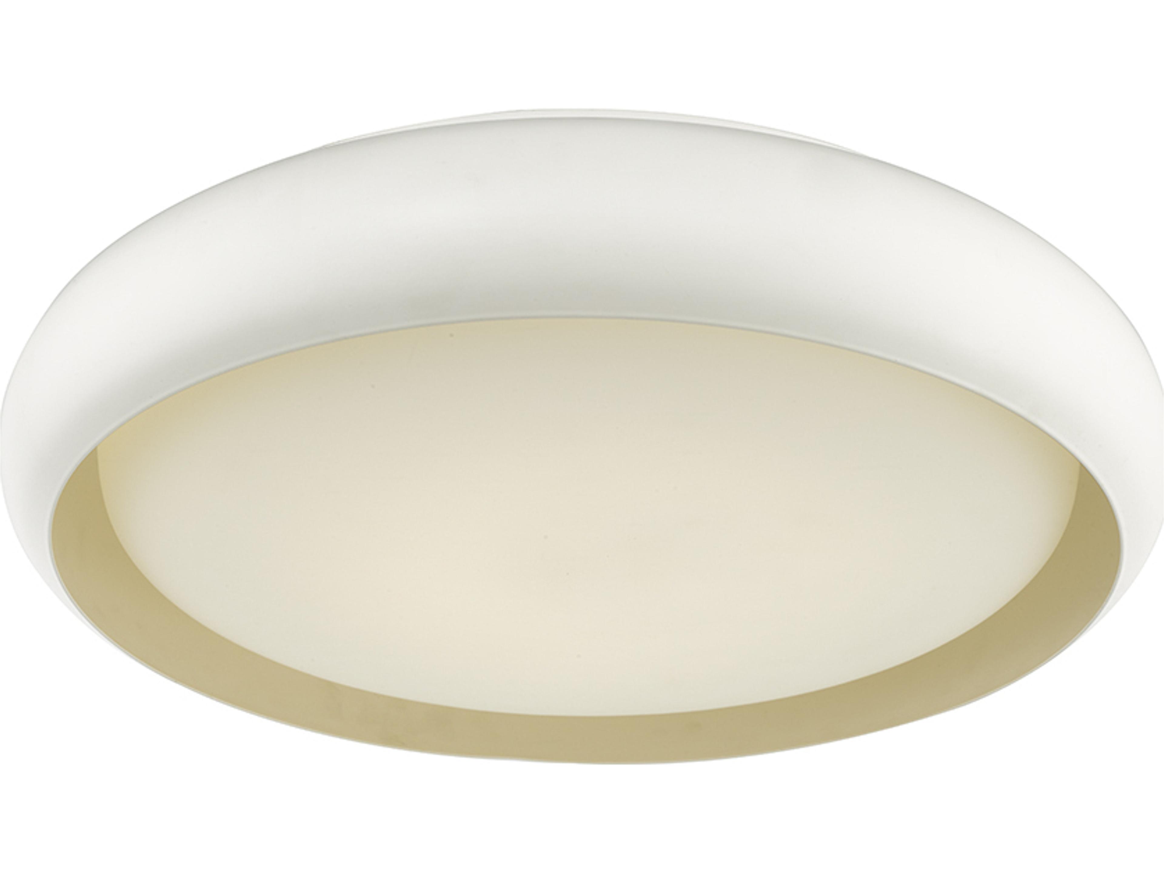 Euphoria LED Flush Mount Ceiling Light 18-Inch White