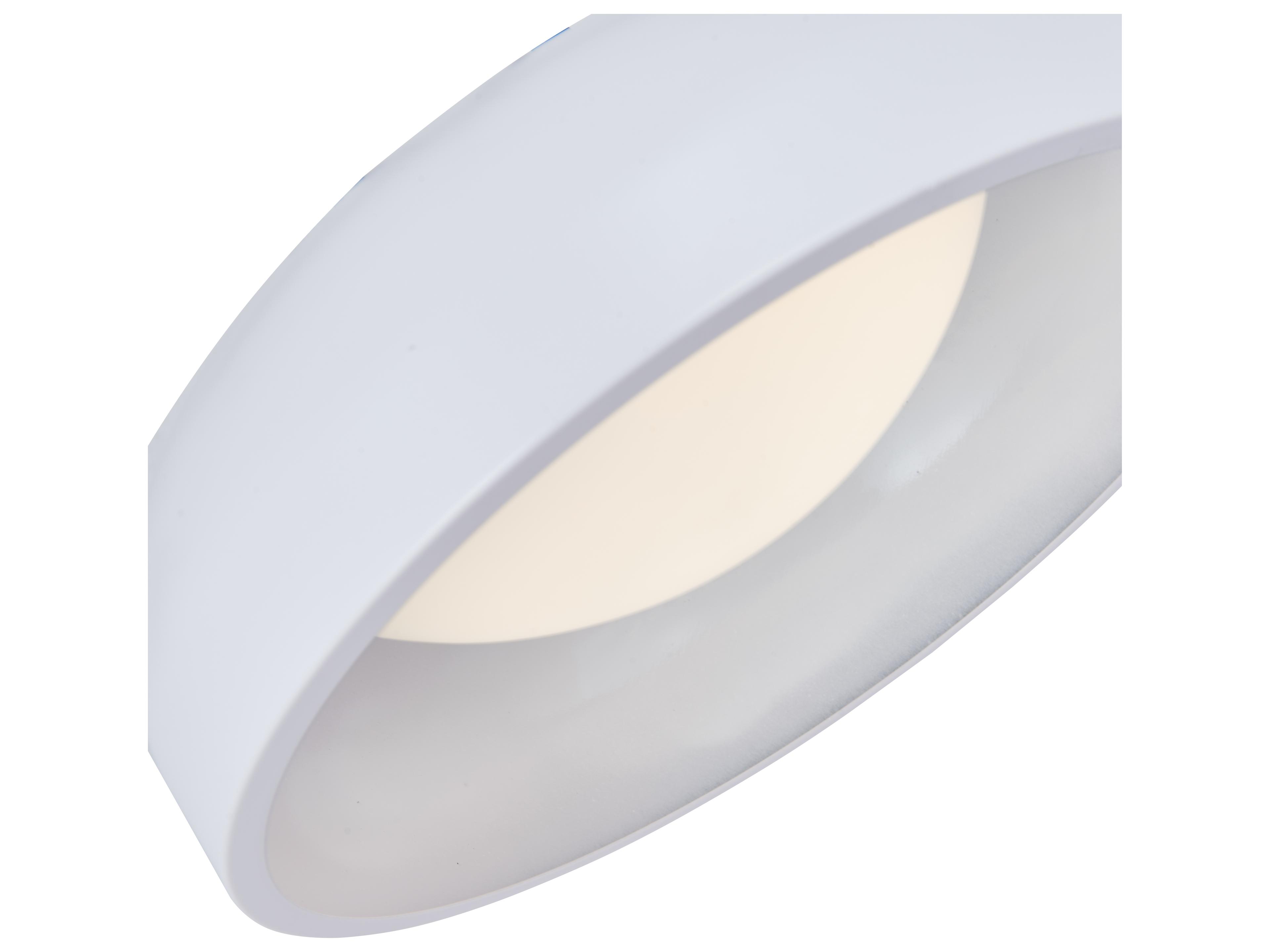 Abra Lynx 1-Light Matte White Dome Flush Mount
