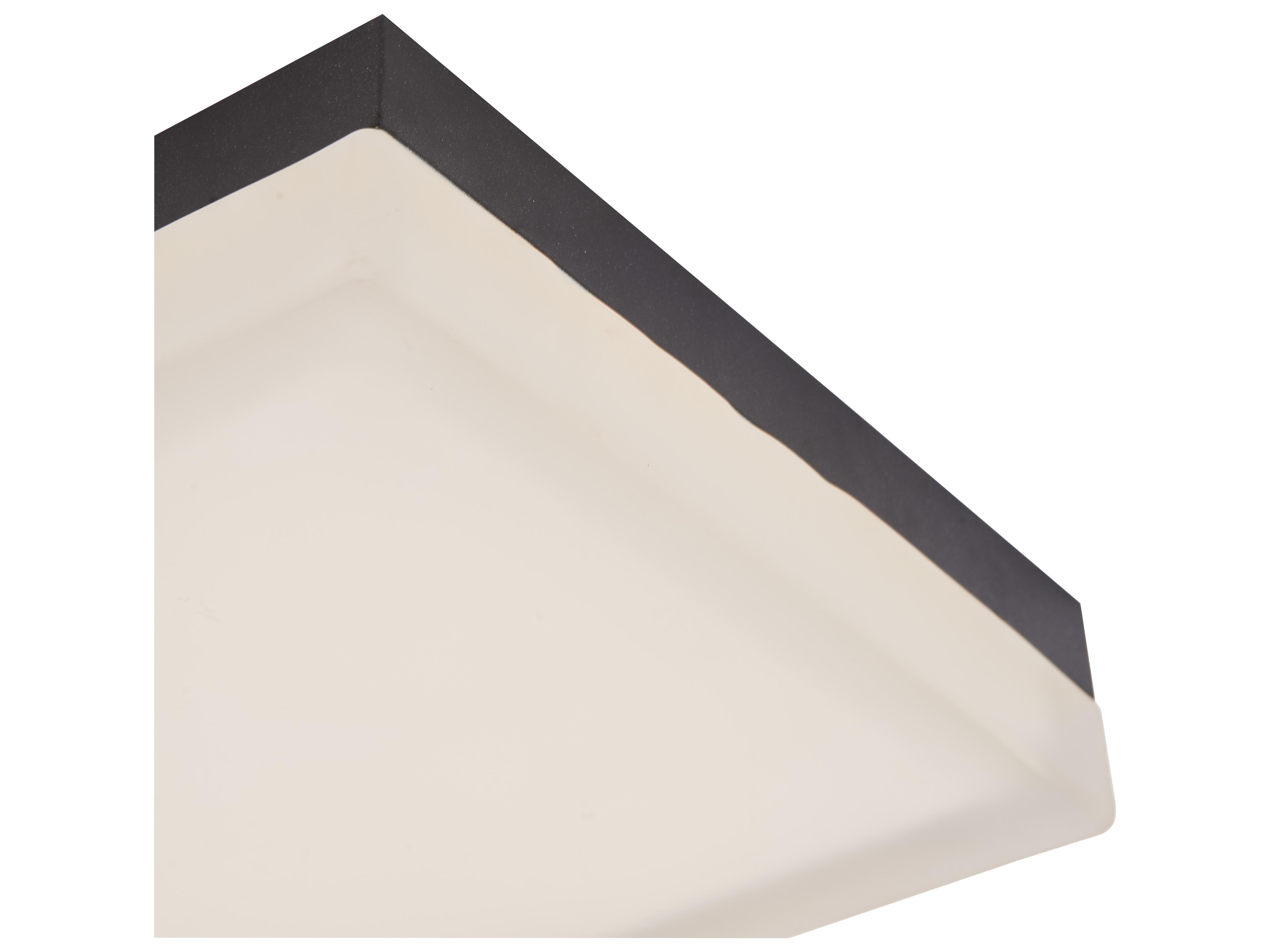 Abra Icecube 1-Light Black Flush Mount