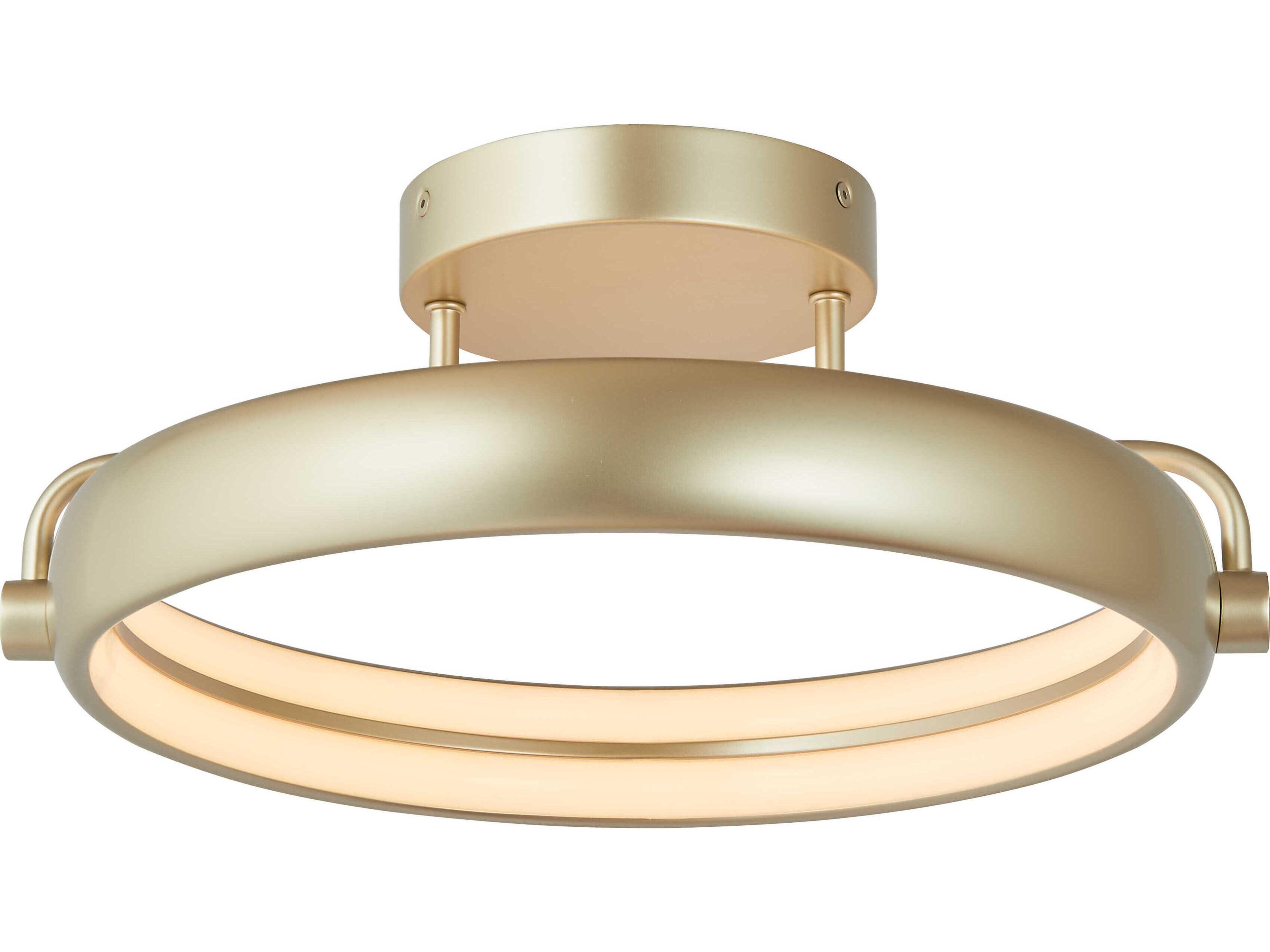 Lighting Rave LED Flushmount Modern Dual Ring