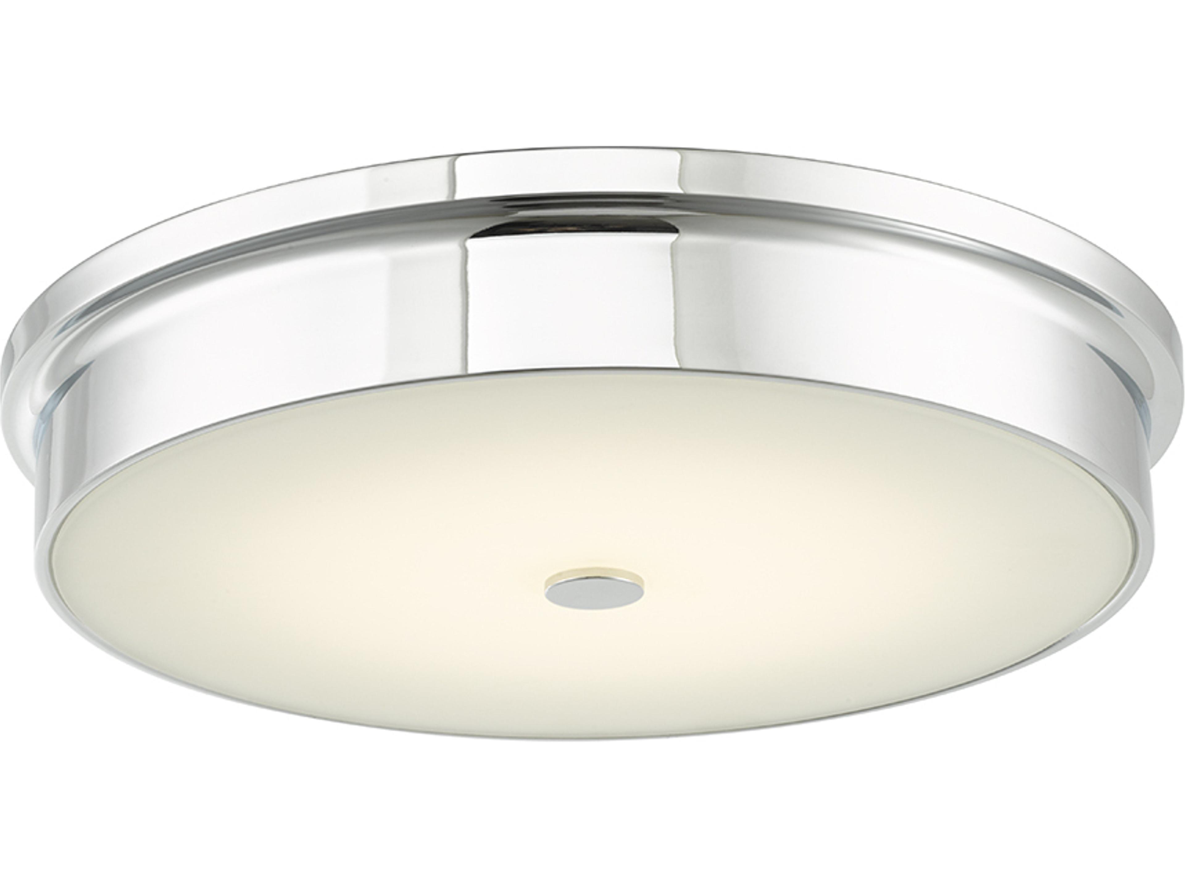 Spark LED Flush Mount 15-Inch Chrome