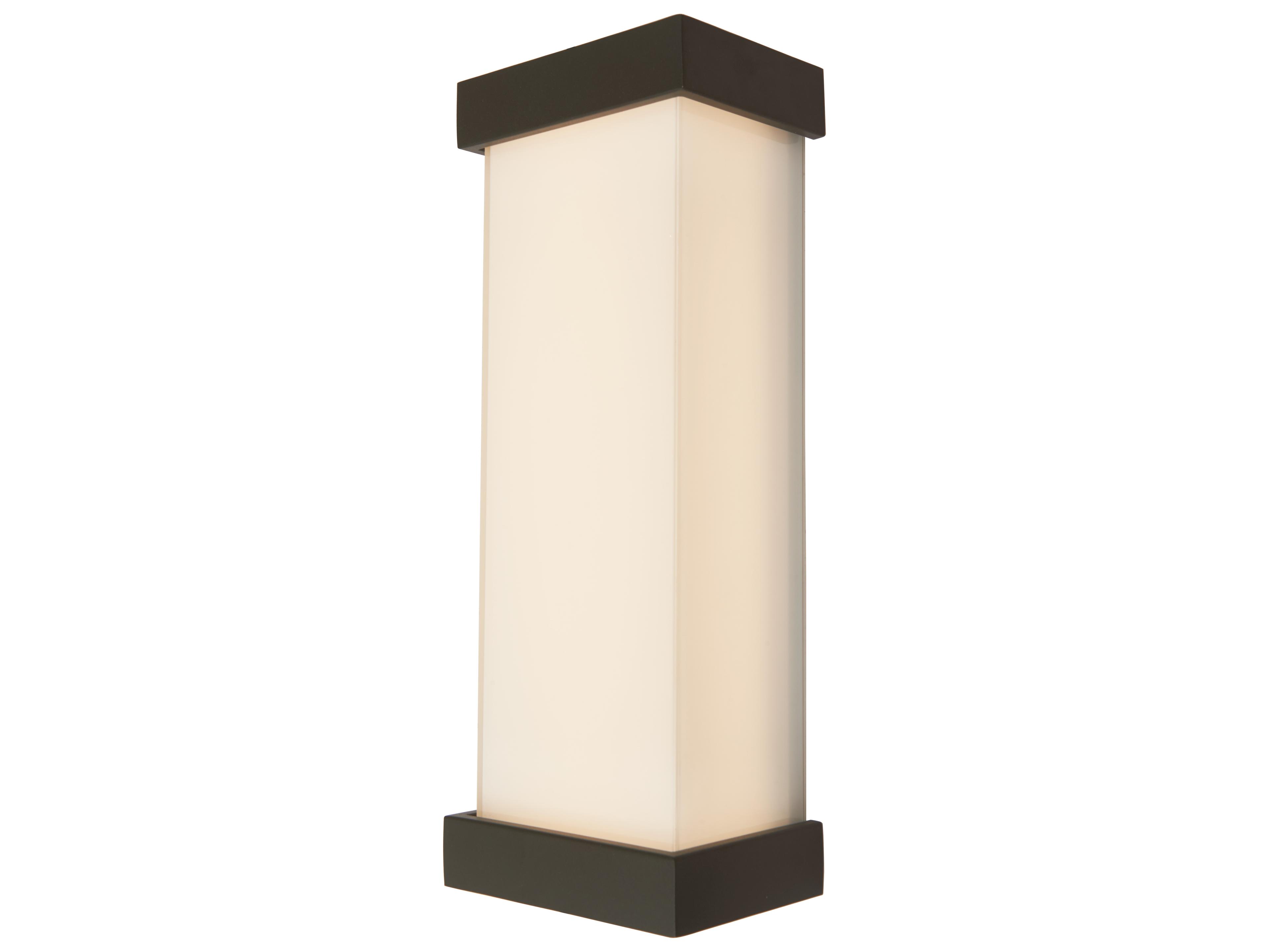 Lighting Loki LED Wall Sconce Matte Black Modern Outdoor Light