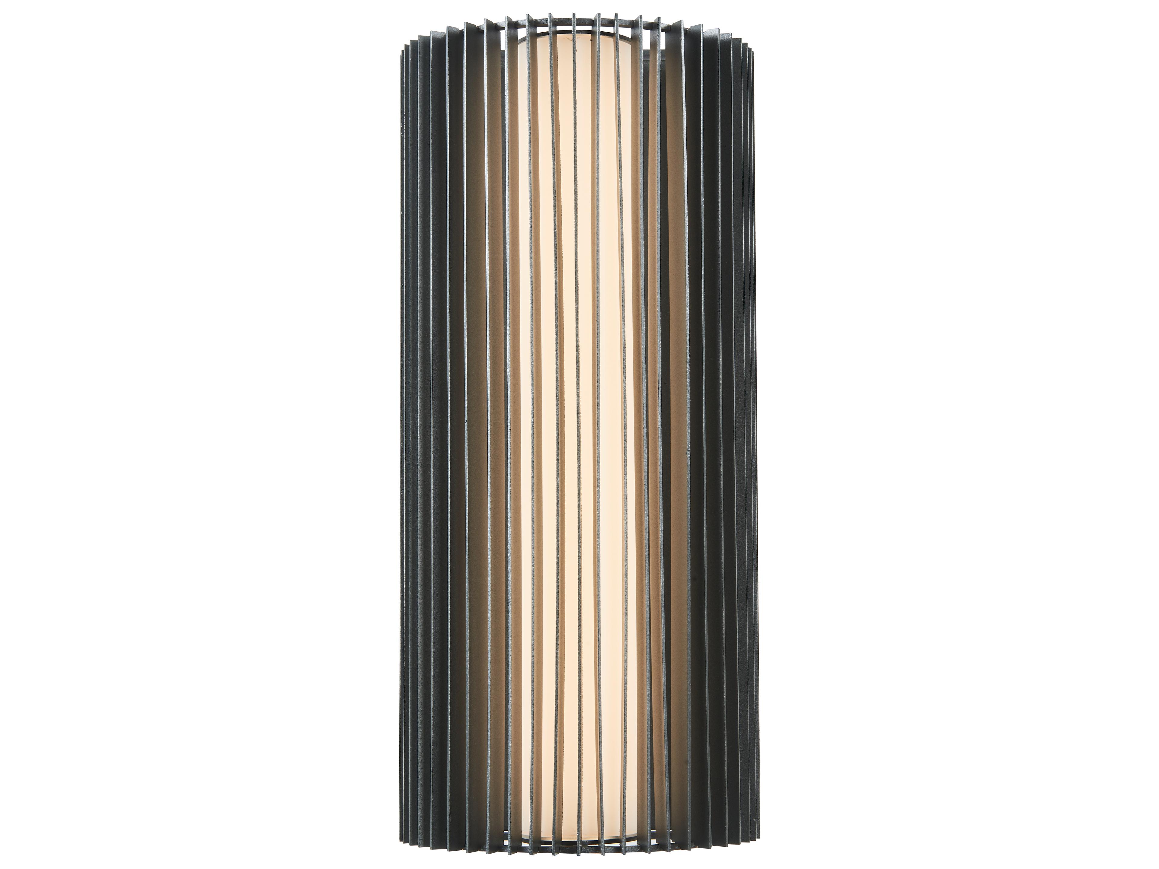 Lava Outdoor Wall Light Fixture Ribbed Marine Grade Steel
