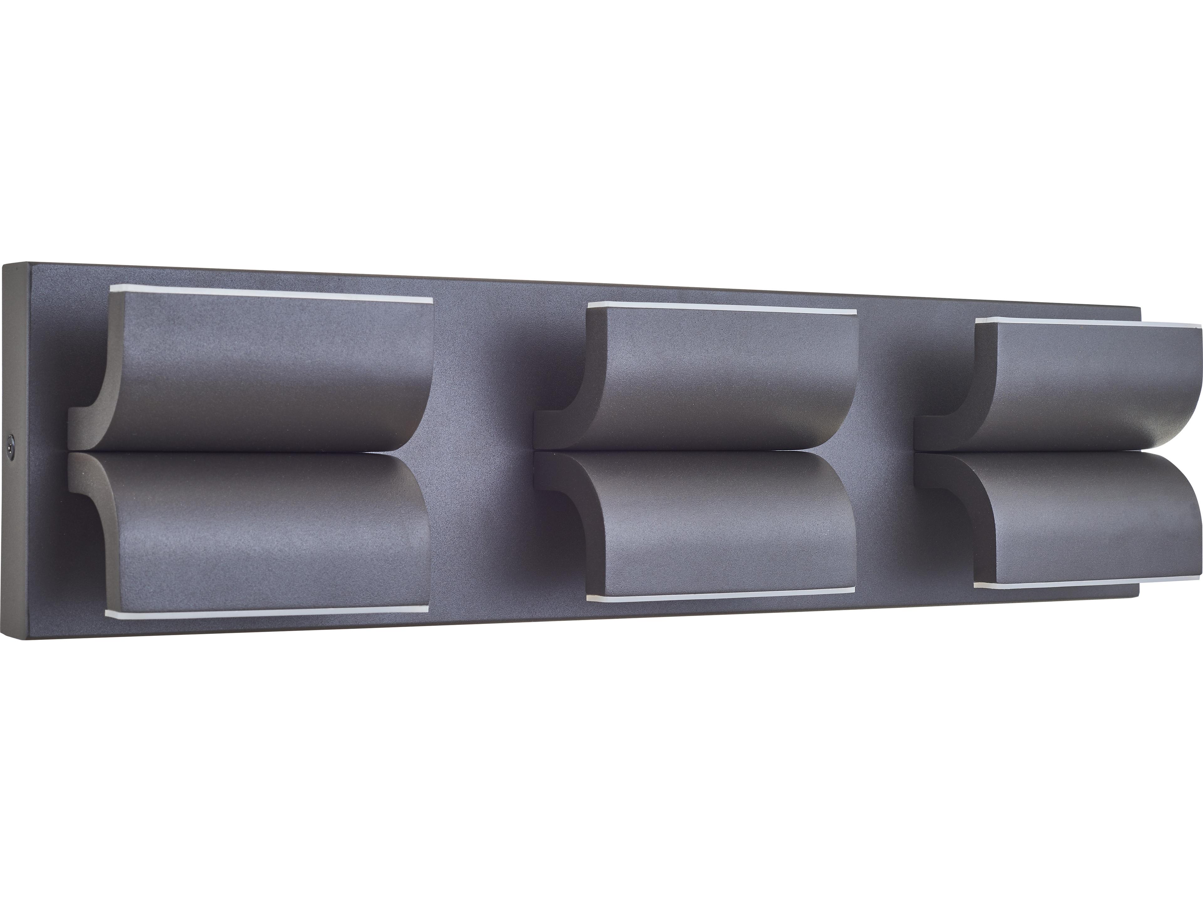 Abra Willow 6-Light Matte Black Vanity Light