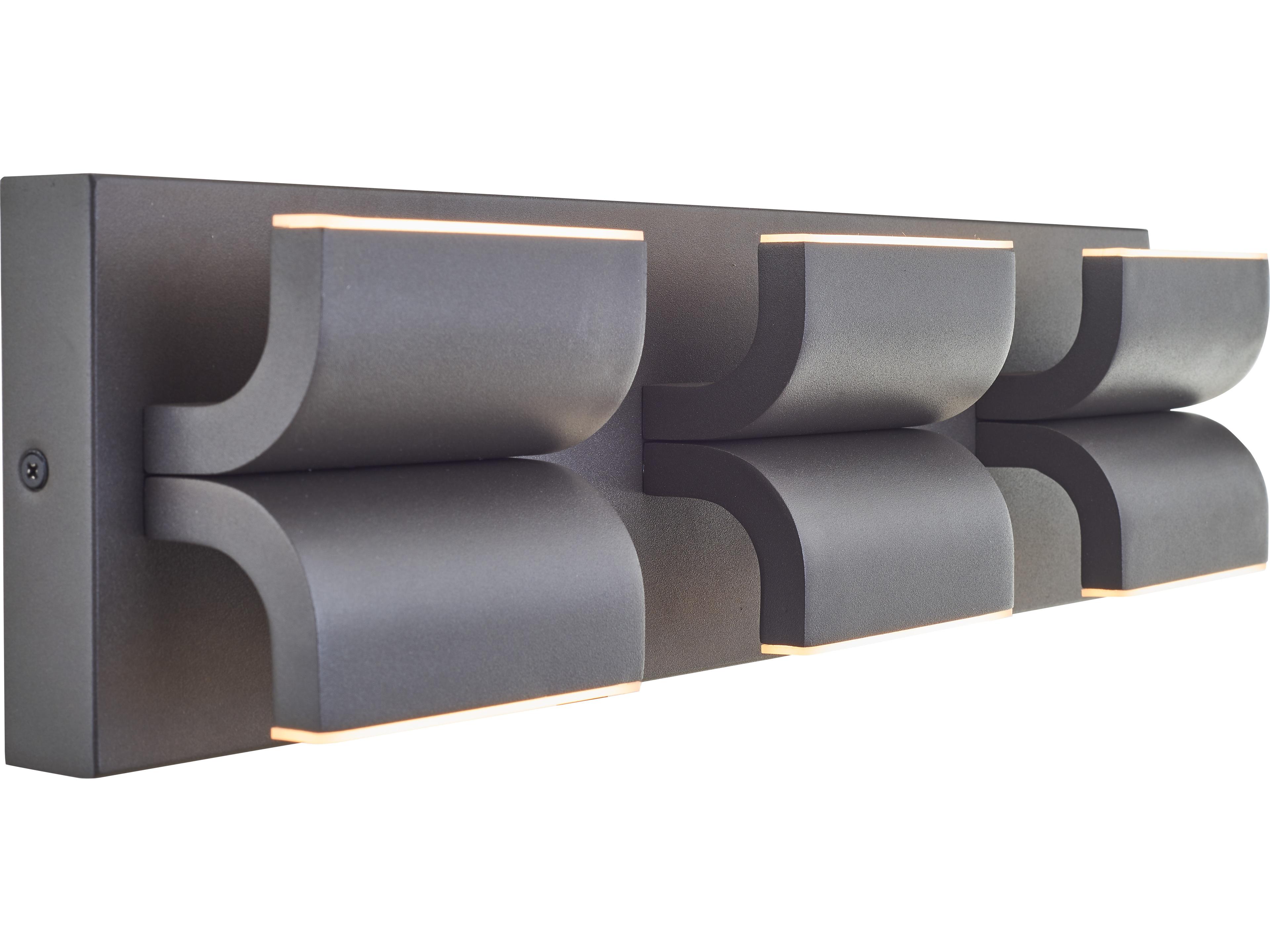 Abra Willow 6-Light Matte Black Vanity Light