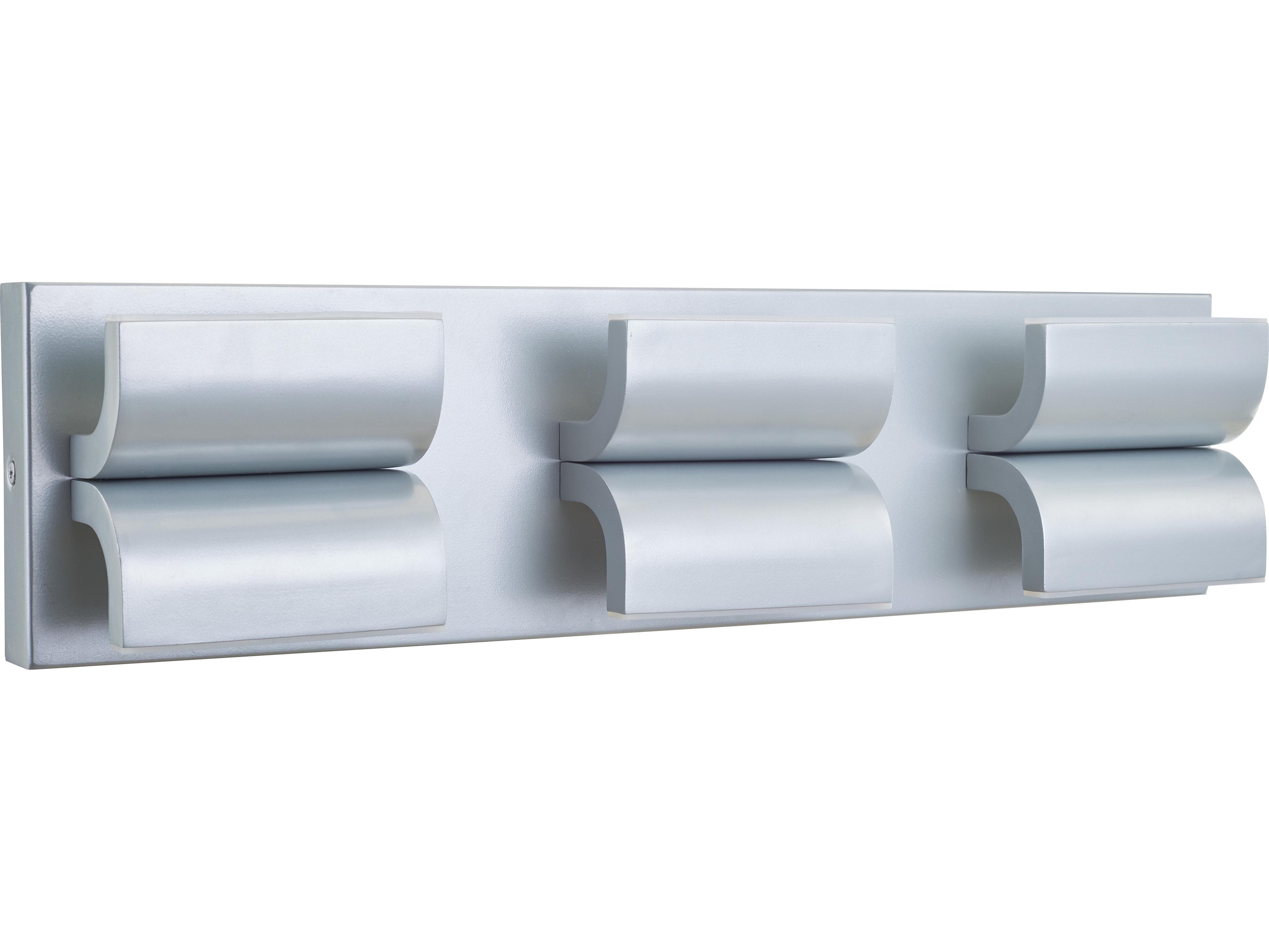 Abra Willow 6-Light Silica Silver Vanity Light