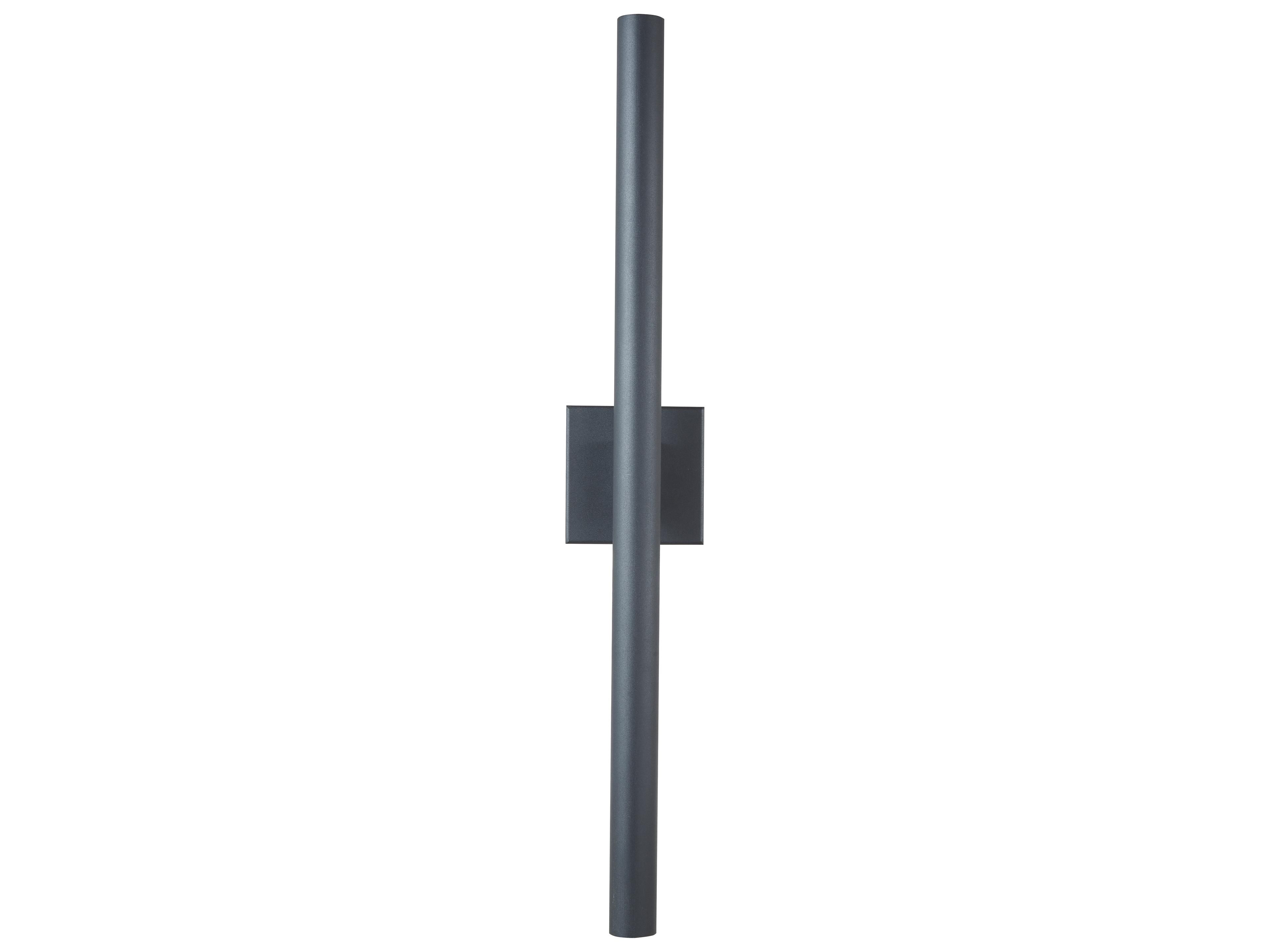 Obelisk Outdoor LED Wall Sconce Matte Black
