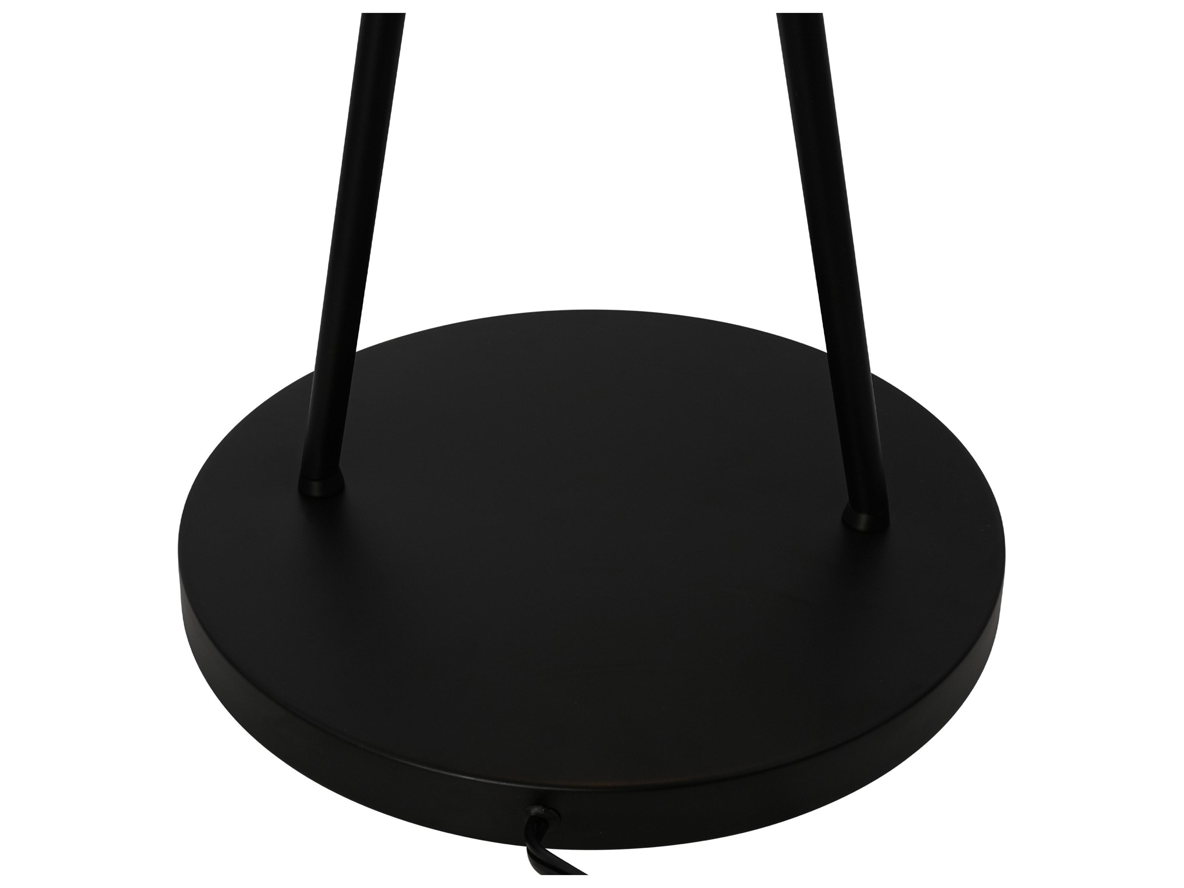 Artcraft Cortina 6-Light Black Brushed Brass Floor Lamp