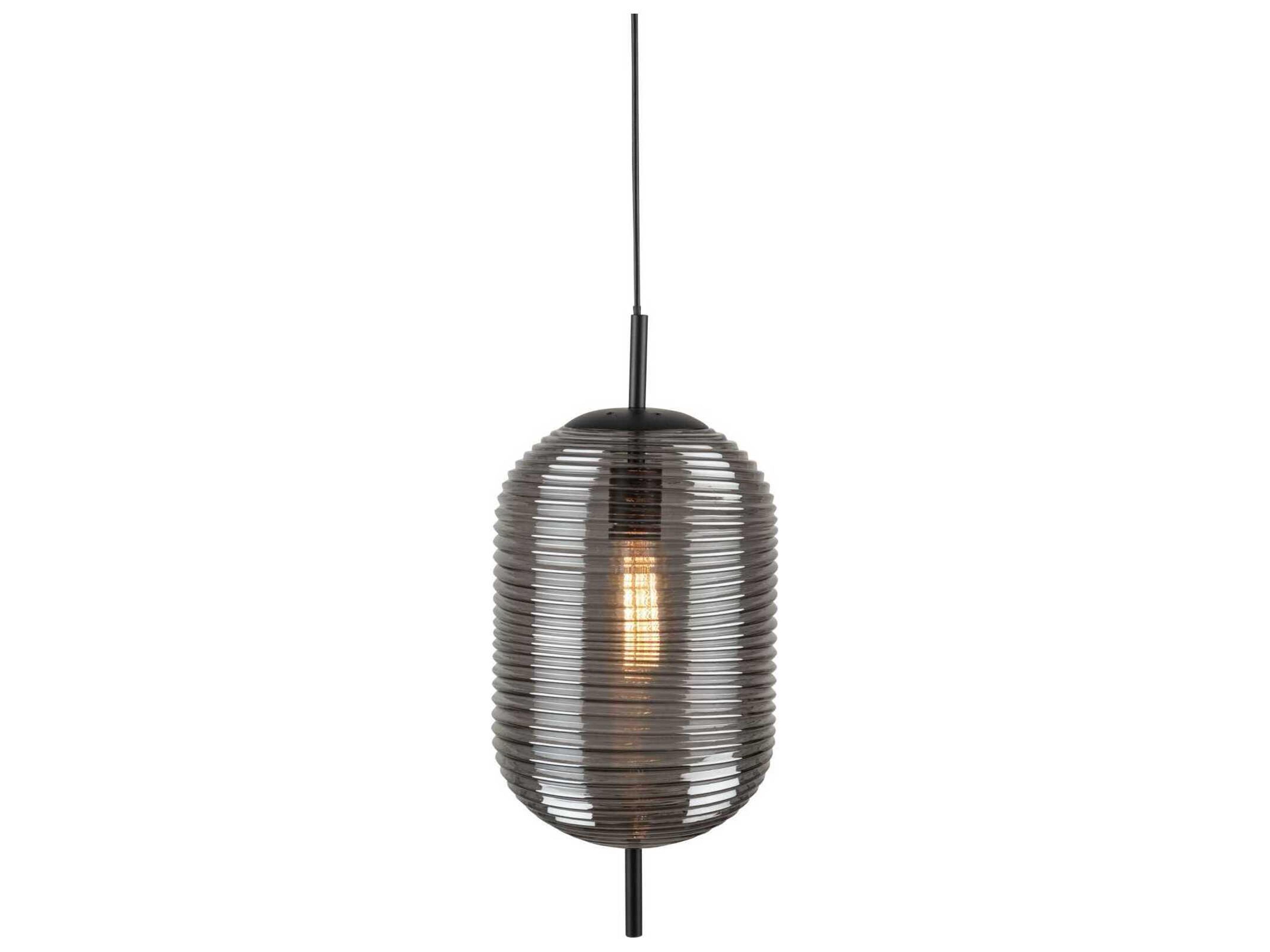 Artcraft Vita 1-Light Black Mini Pendant