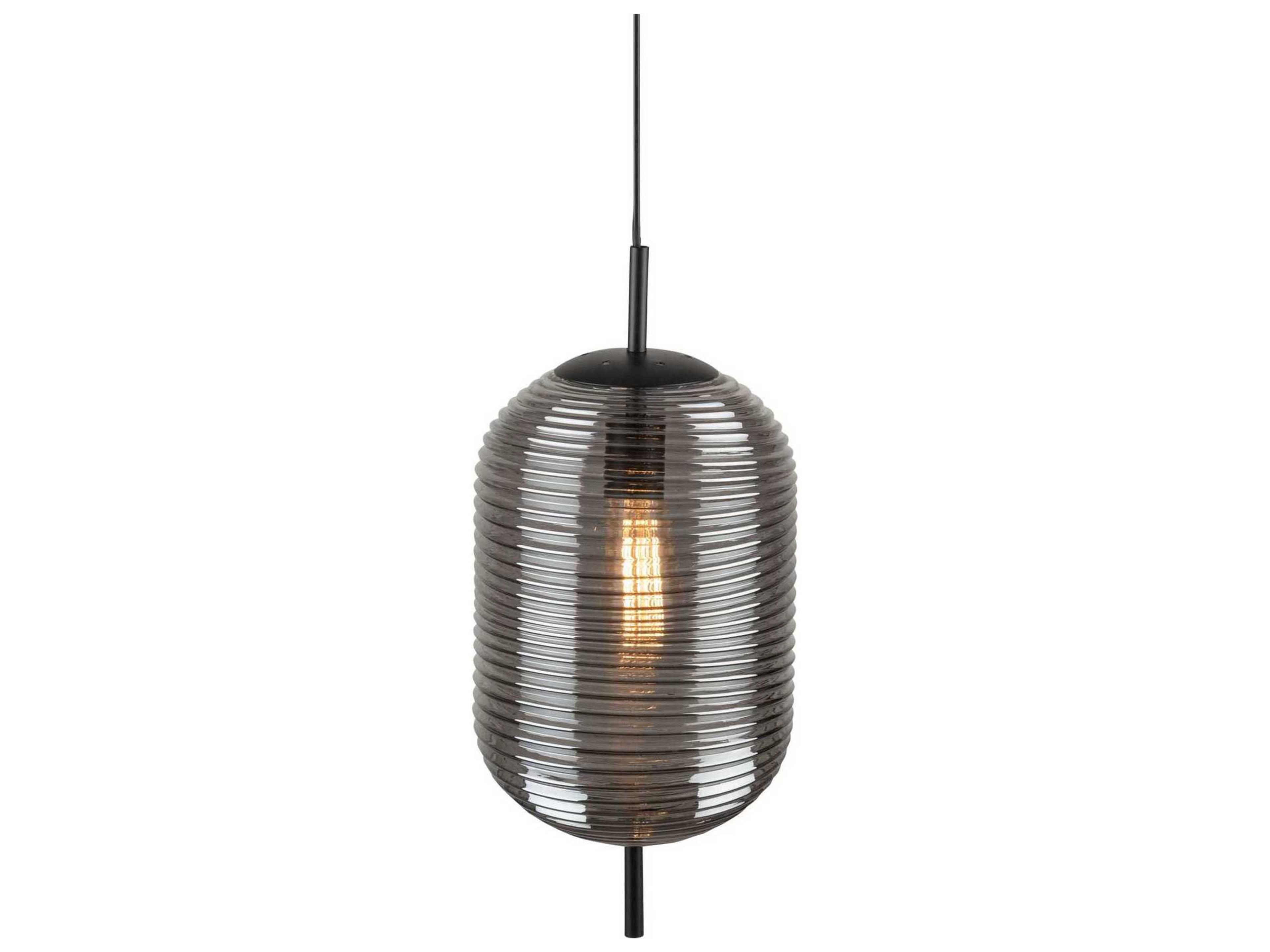 Artcraft Vita 1-Light Black Mini Pendant