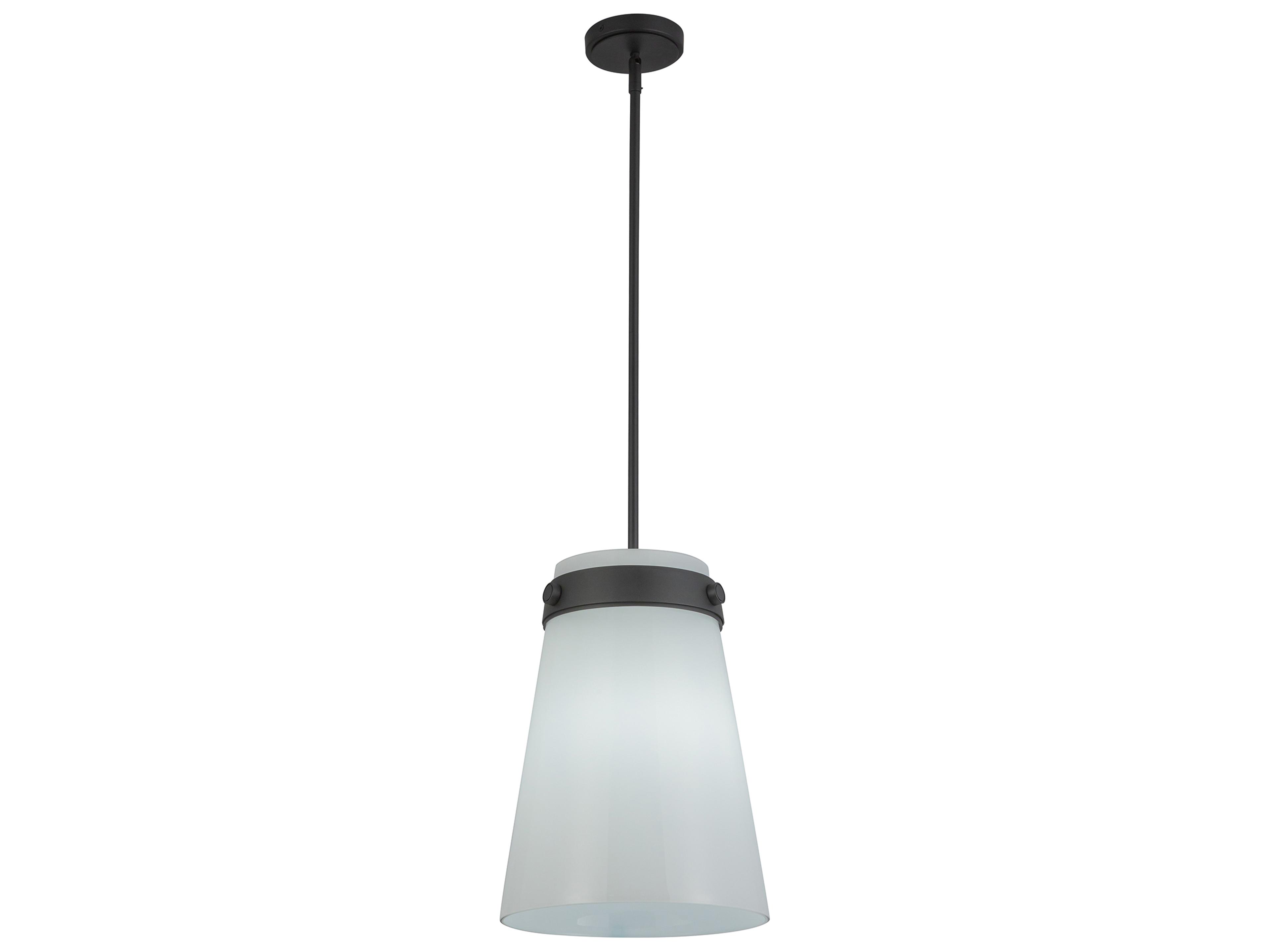 Artcraft Dahlia 1-Light Black Mini Pendant
